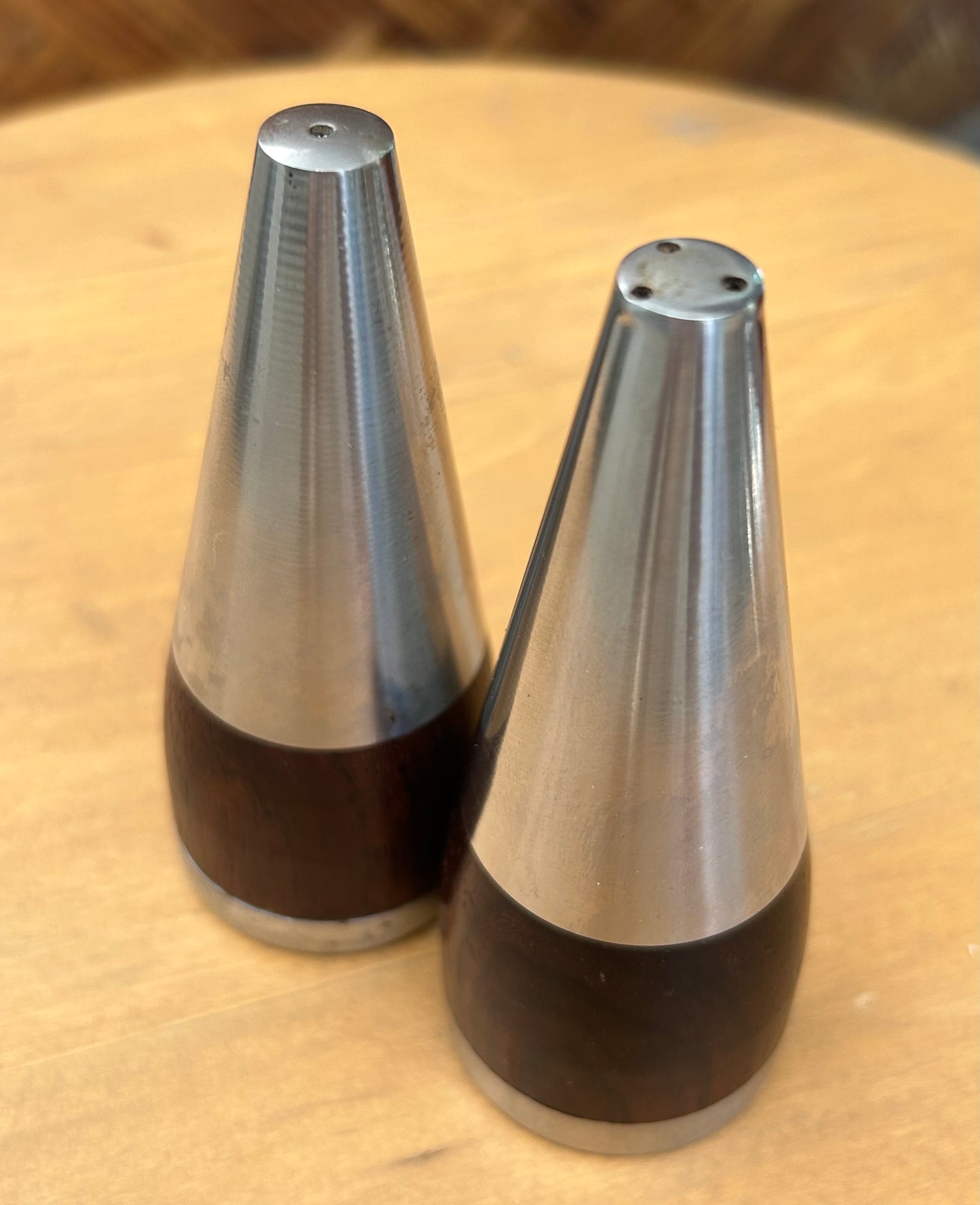 Stainless MCM Salt & Pepper Shakers Made in Denmark