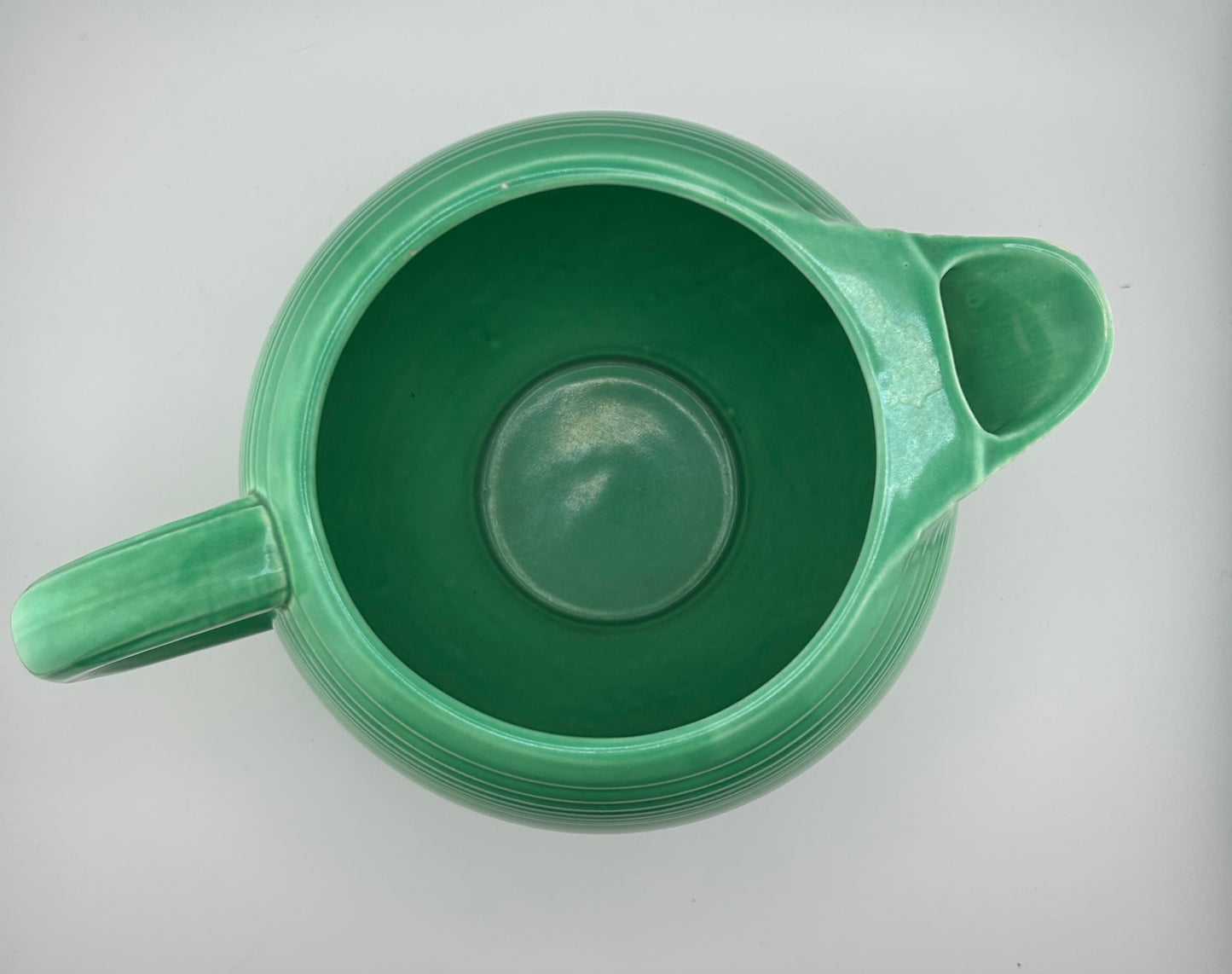 Vintage Fiestaware Green Ice Lip Pitcher