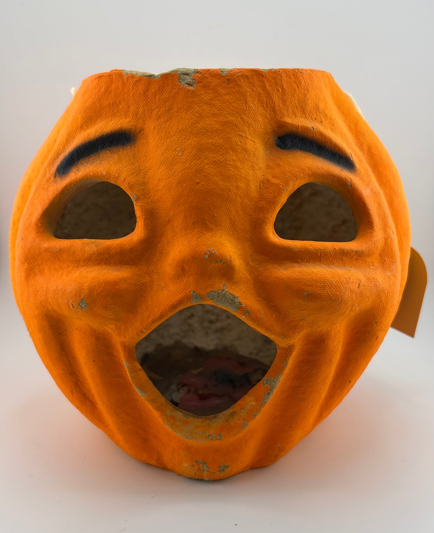 Vintage Paper Mache Jack O Lantern