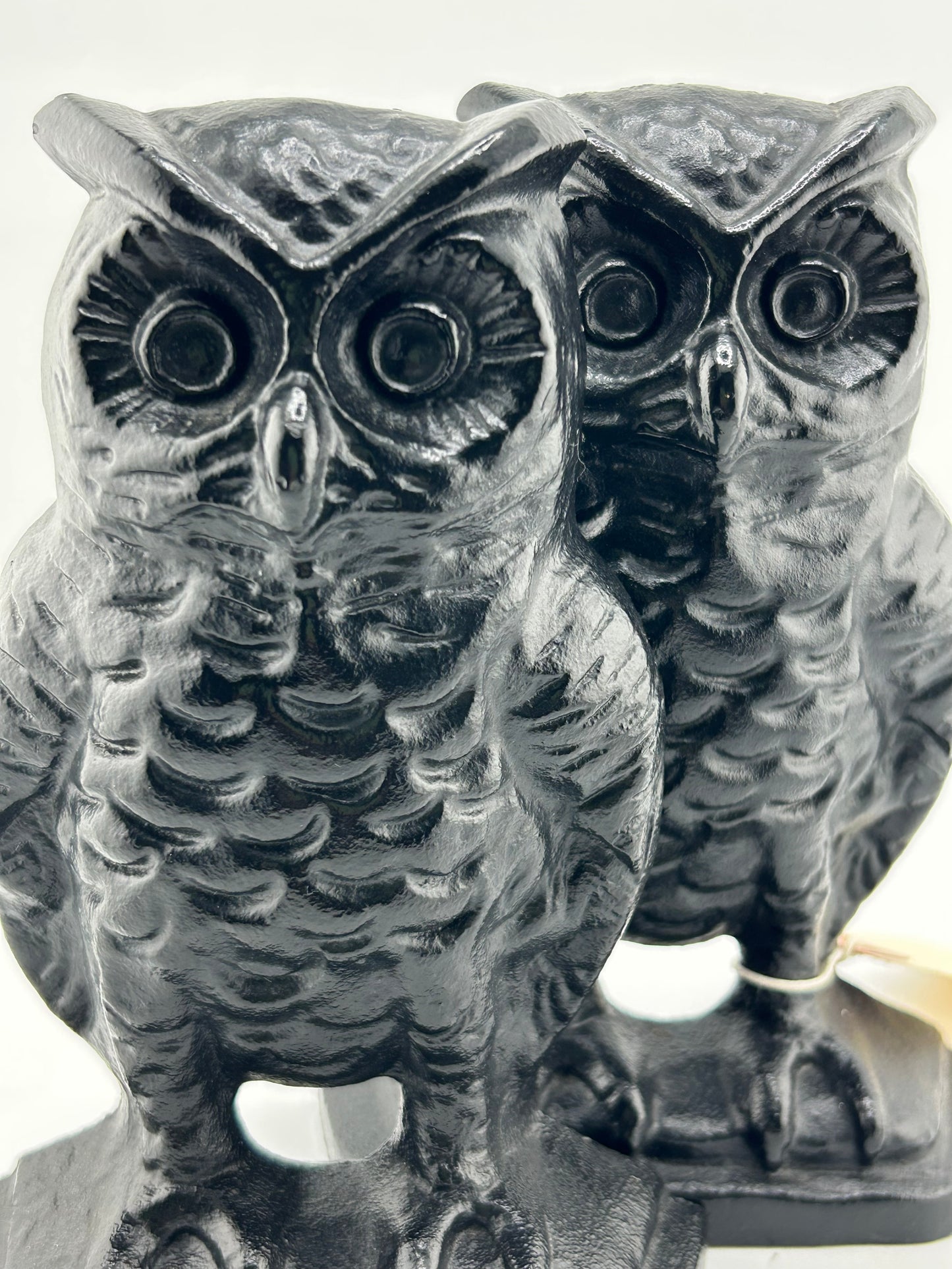 Pair of Cast Iron Owl Bookends/Door Stops