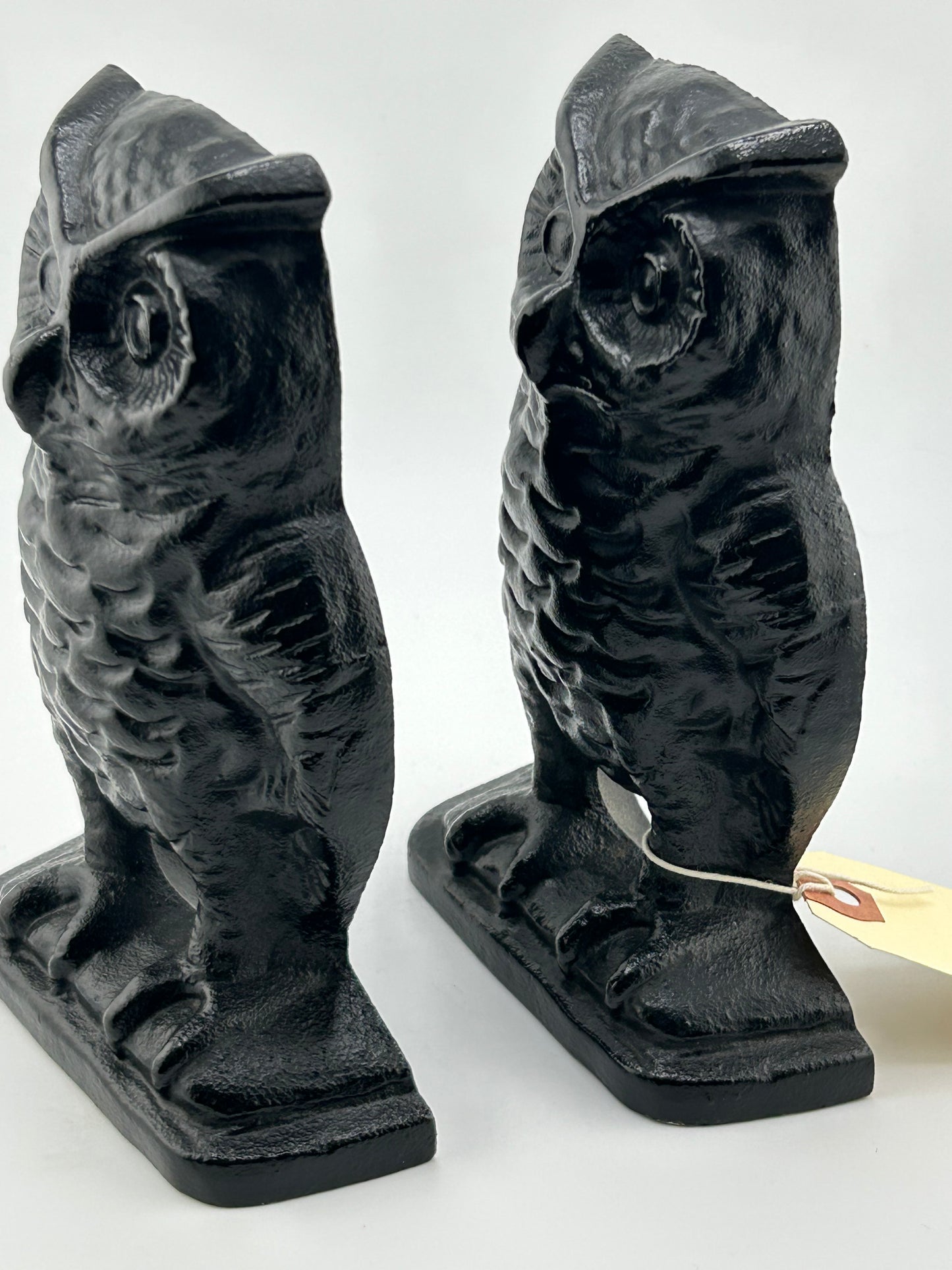 Pair of Cast Iron Owl Bookends/Door Stops