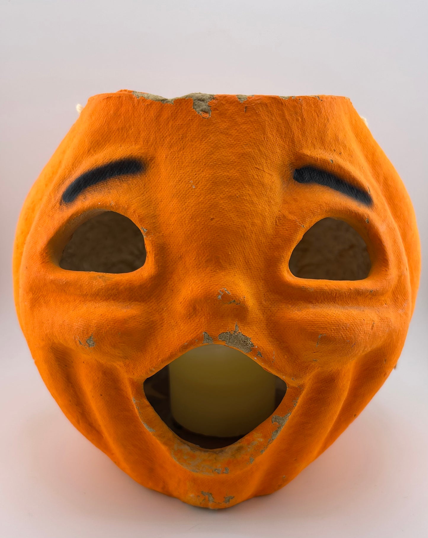 Vintage Paper Mache Jack O Lantern