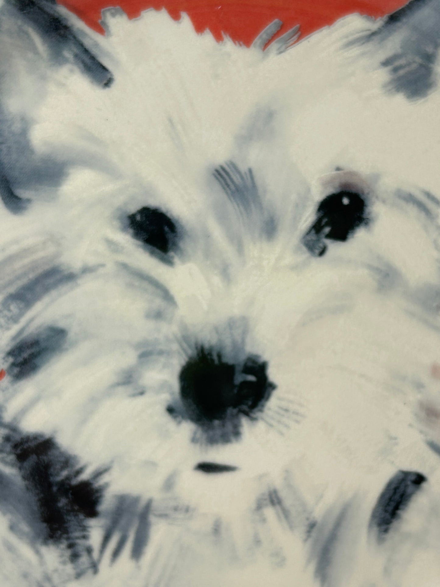 Sally Muir for Anthropologie Westie Plate