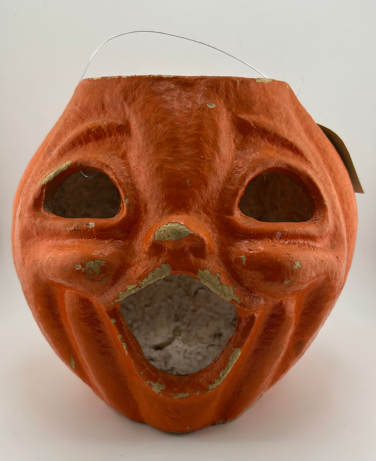 Vintage Paper Mache Jack O Lantern