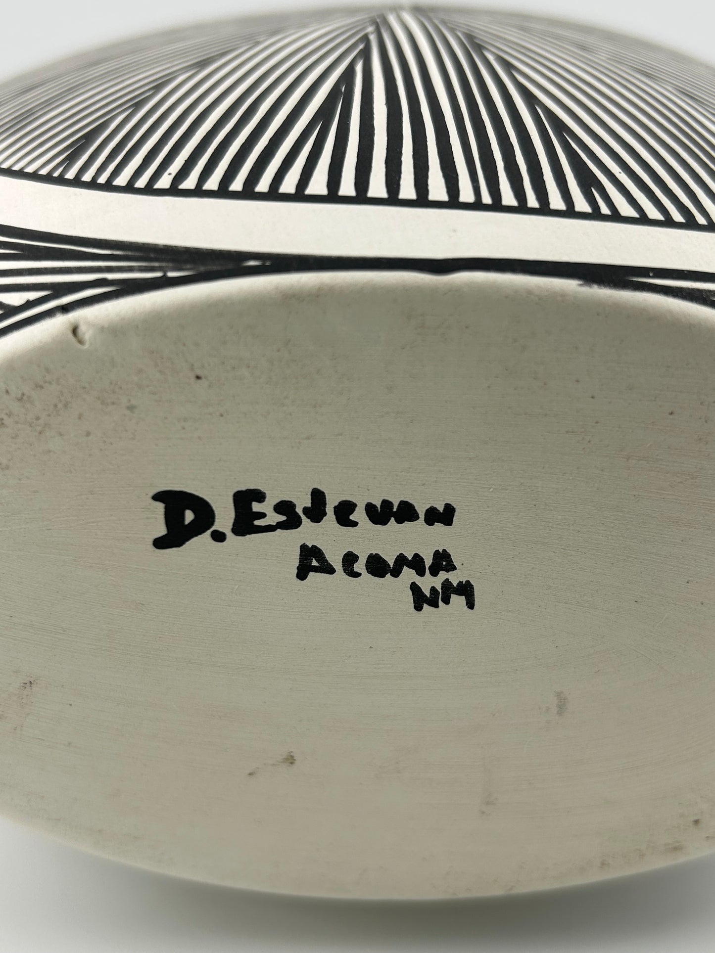 Acoma Pottery Large Vase Signed D. Estevan