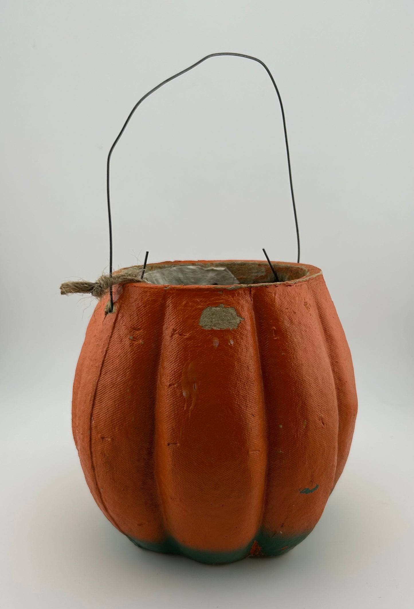 Vintage 5” Paper Mache Jack O Lantern