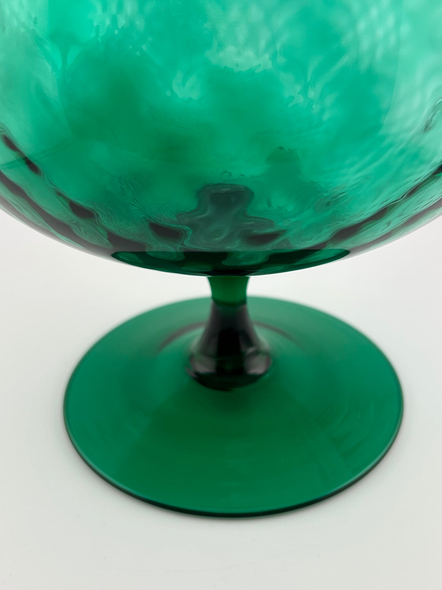 Empoli Emerald Green Glass Oversized Snifter