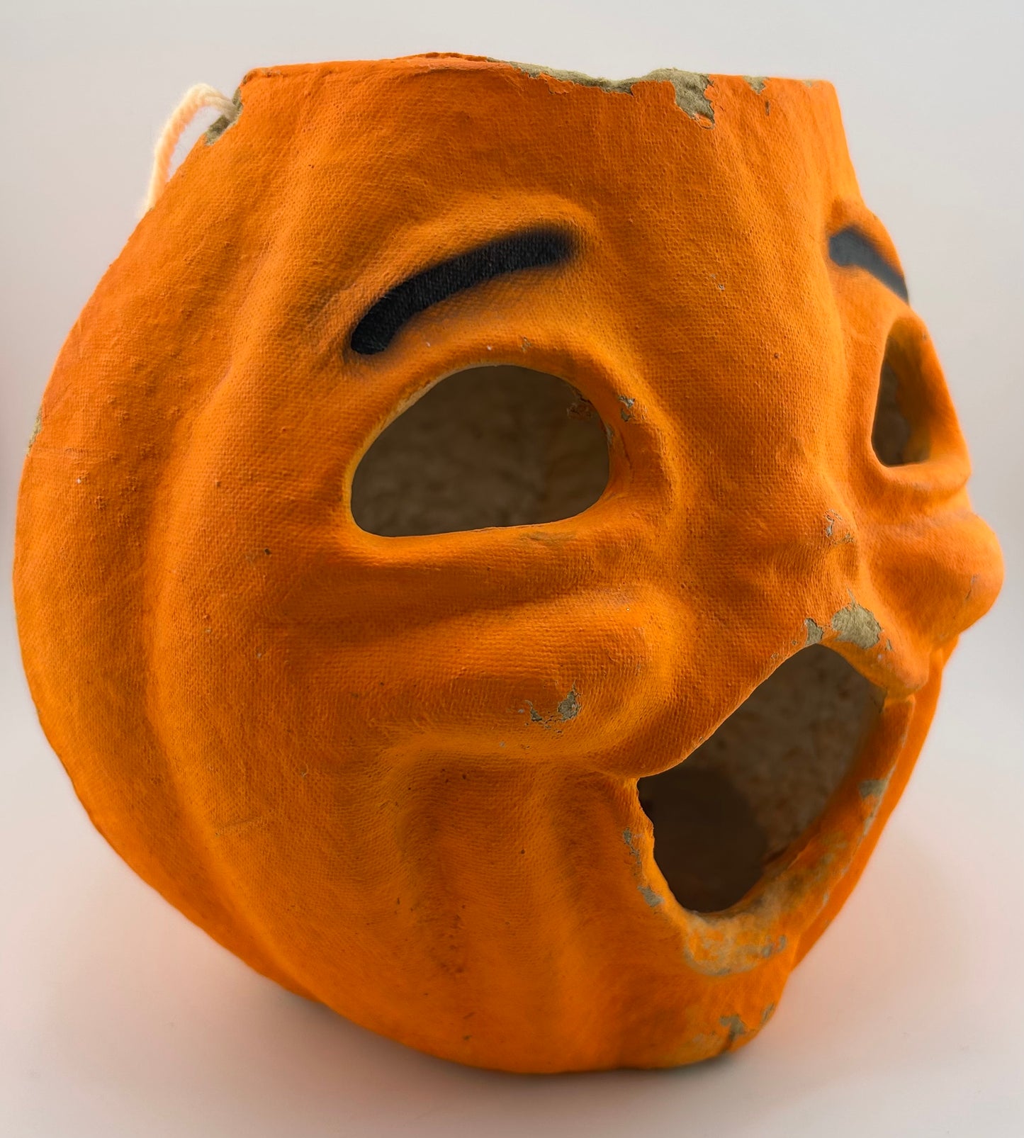Vintage Paper Mache Jack O Lantern