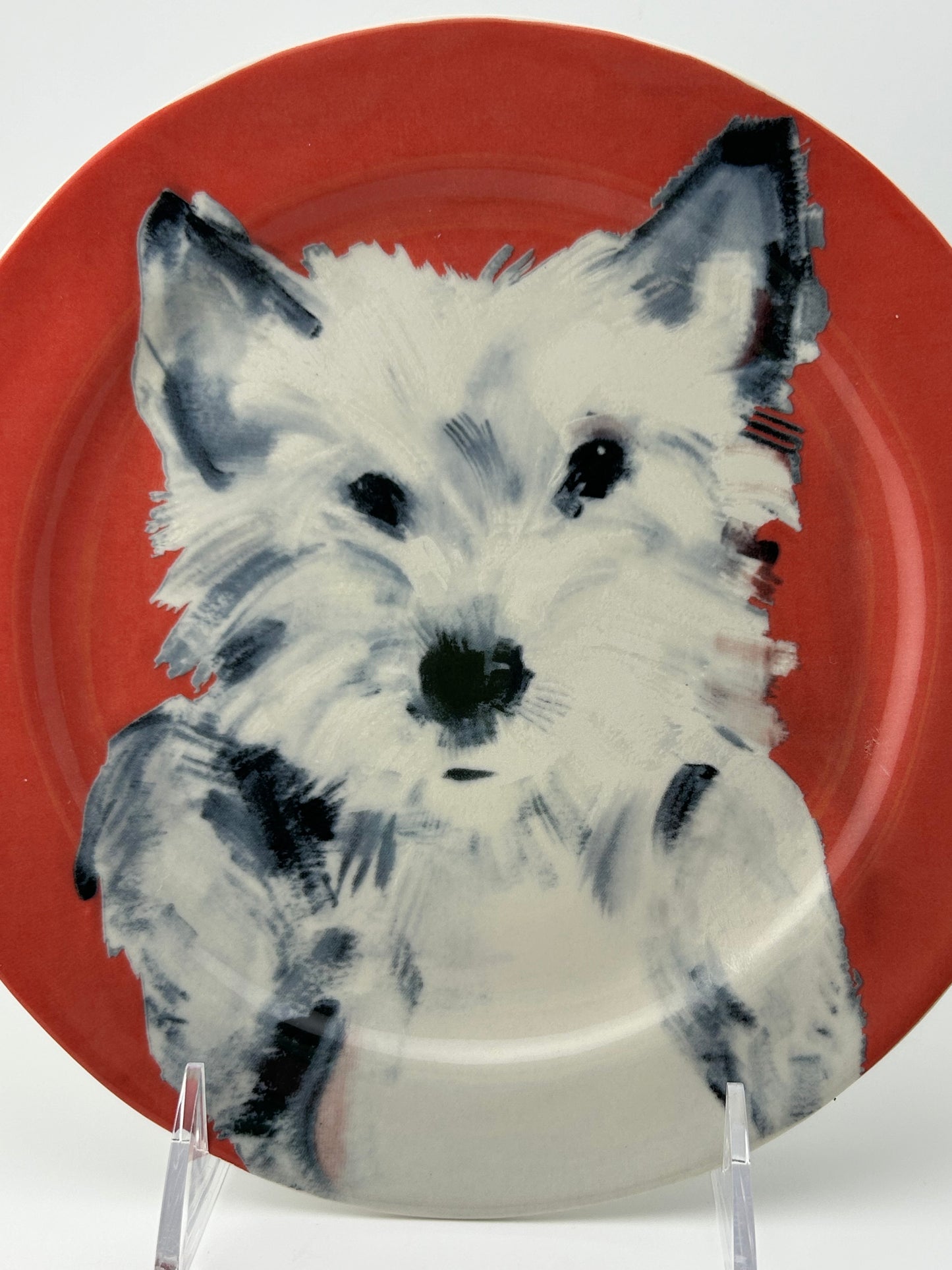 Sally Muir for Anthropologie Westie Plate