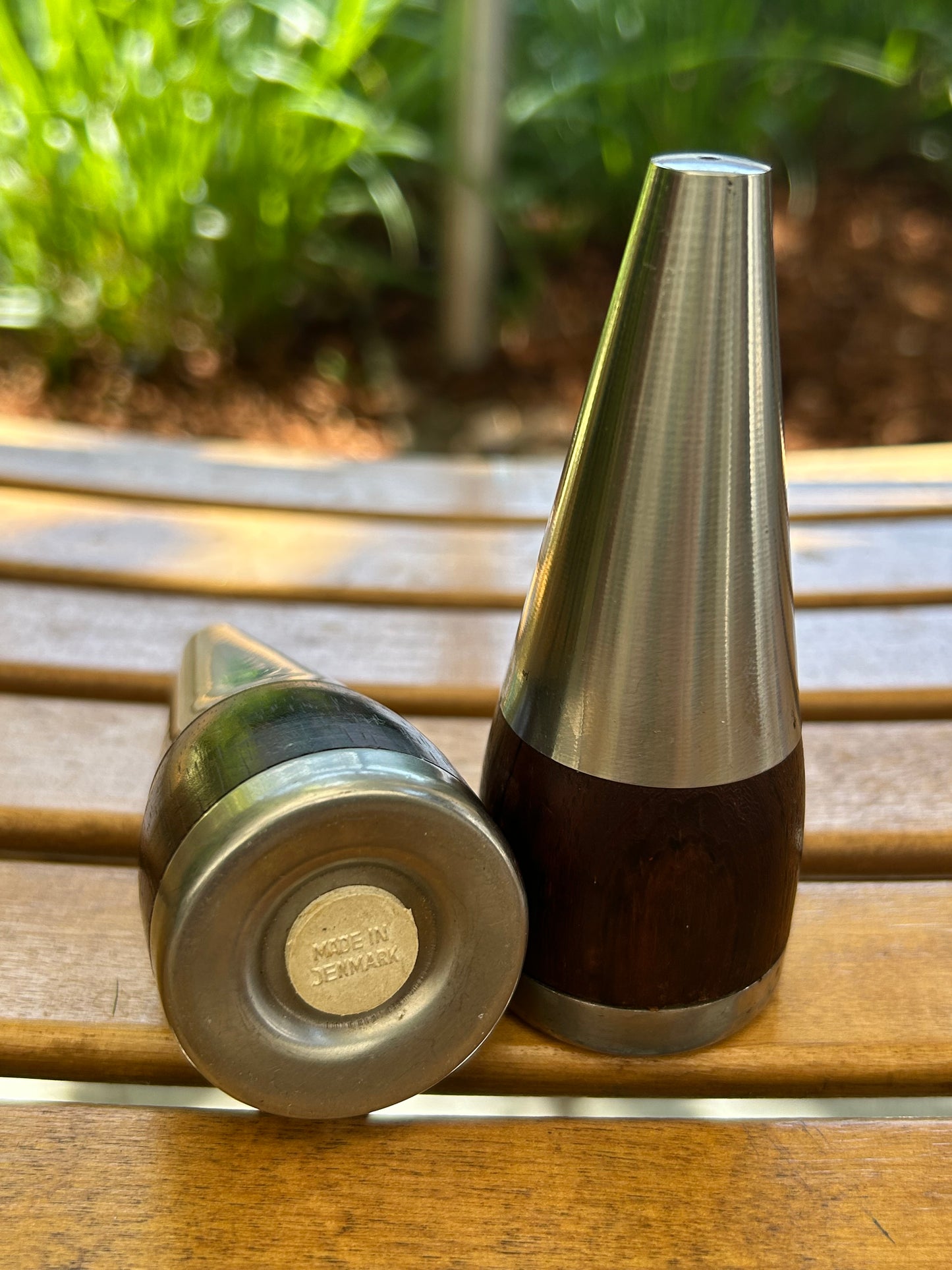 Stainless MCM Salt & Pepper Shakers Made in Denmark