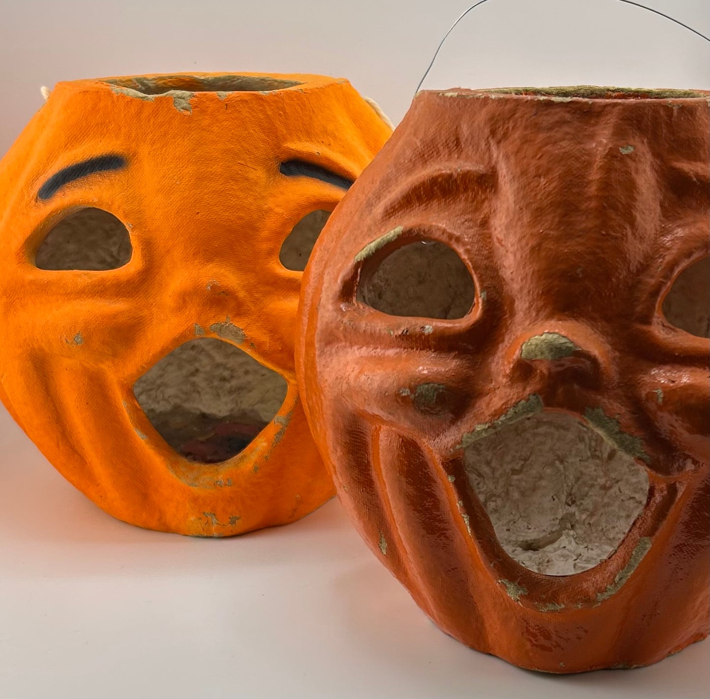 Vintage Paper Mache Jack O Lantern