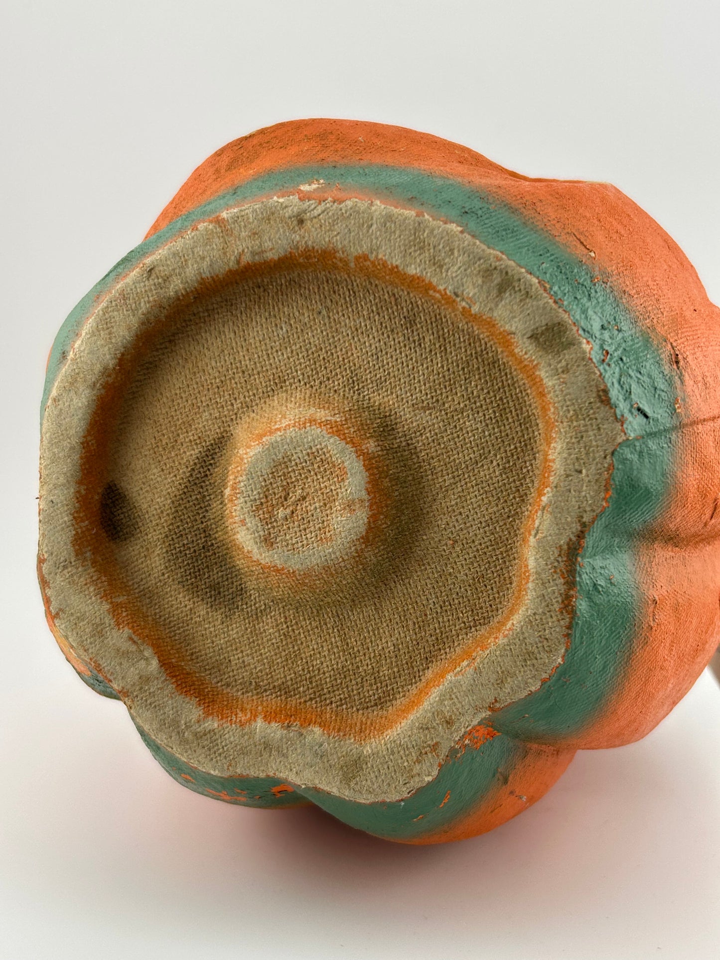 Vintage 5” Paper Mache Jack O Lantern