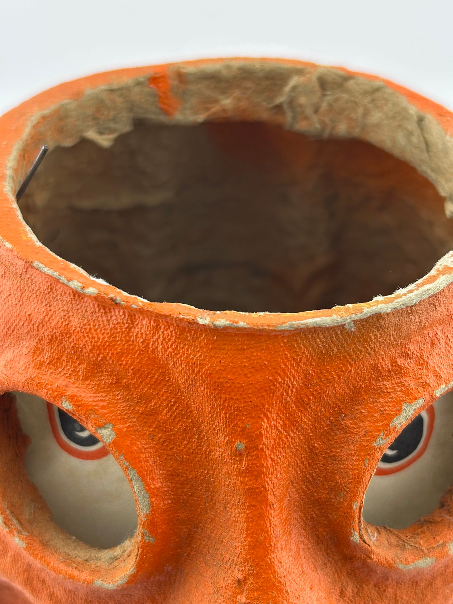 Vintage 5” Paper Mache Jack O Lantern