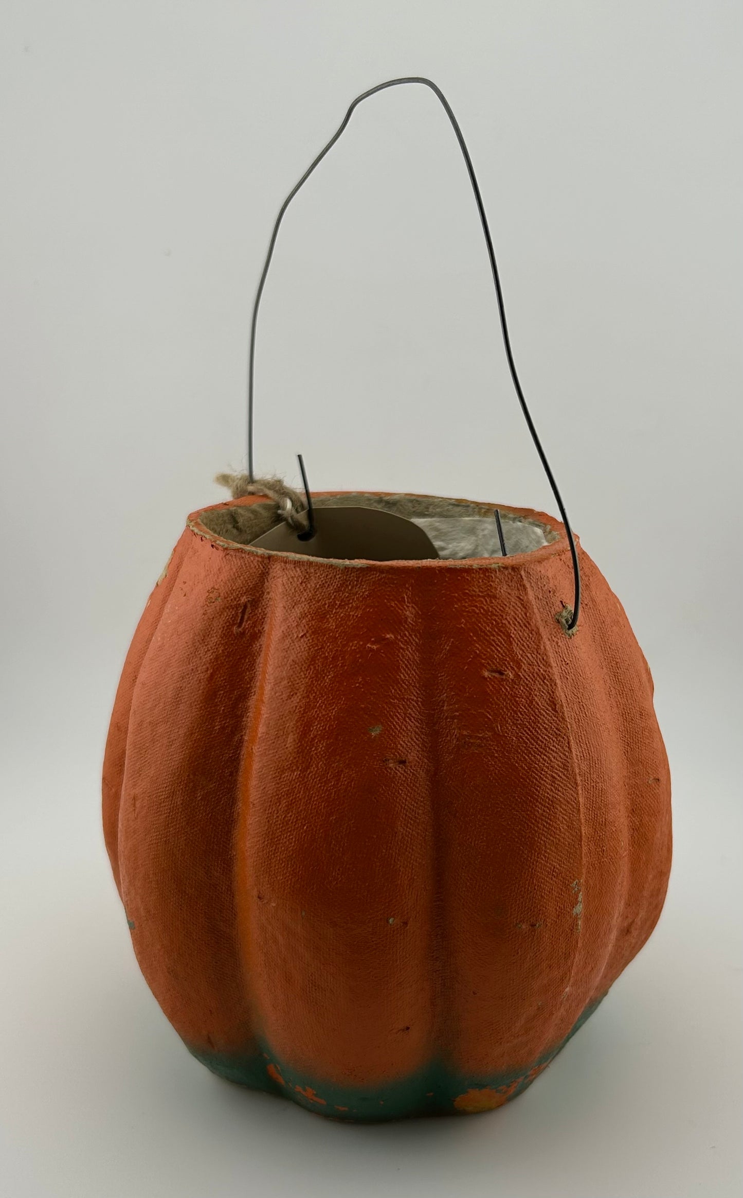 Vintage 5” Paper Mache Jack O Lantern