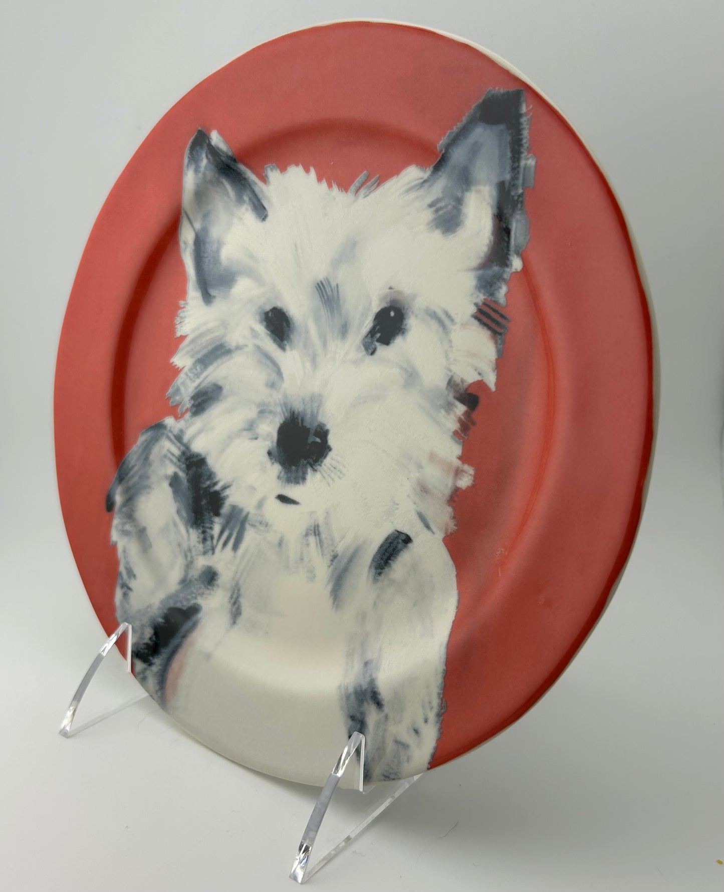 Sally Muir for Anthropologie Westie Plate