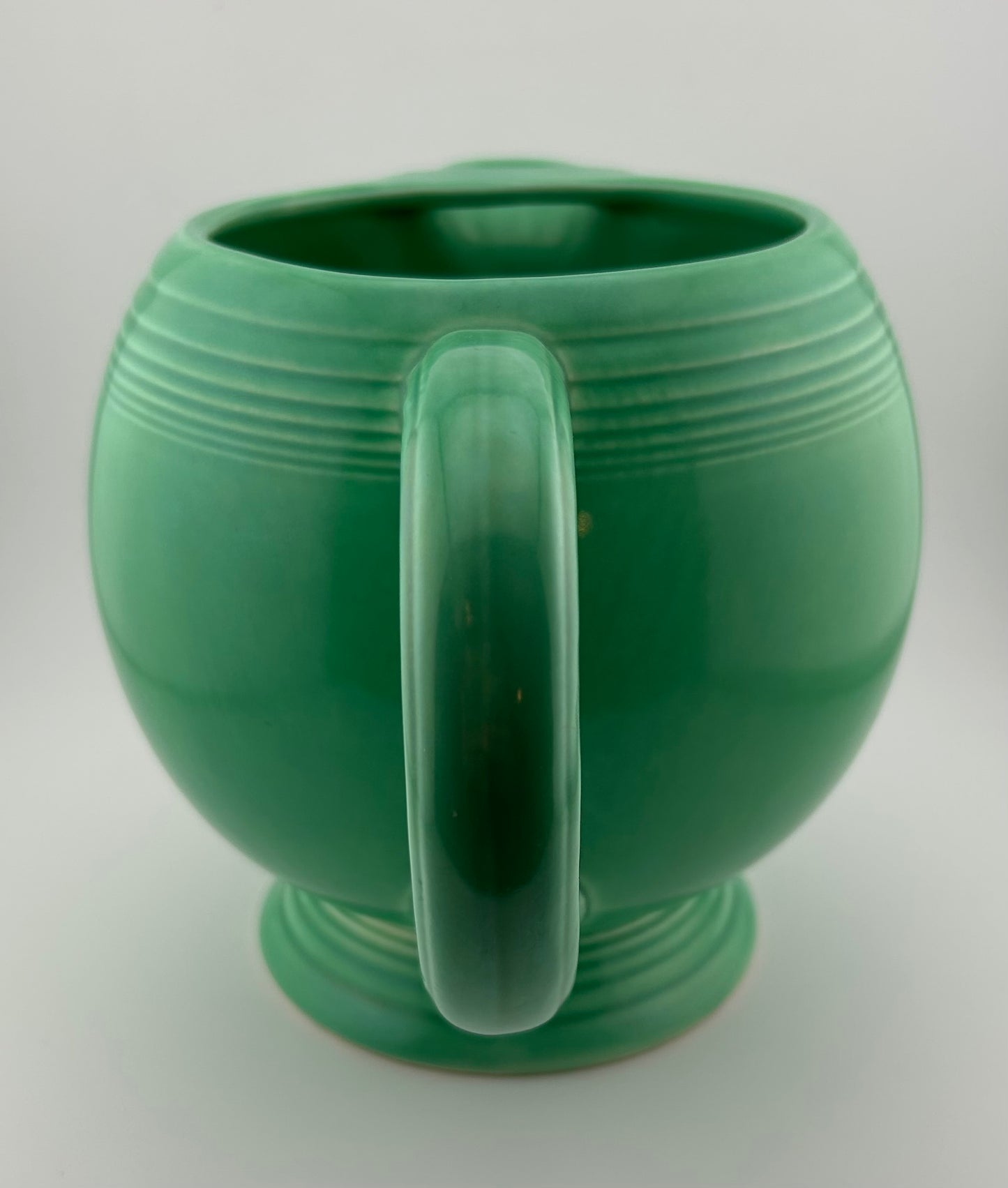 Vintage Fiestaware Green Ice Lip Pitcher