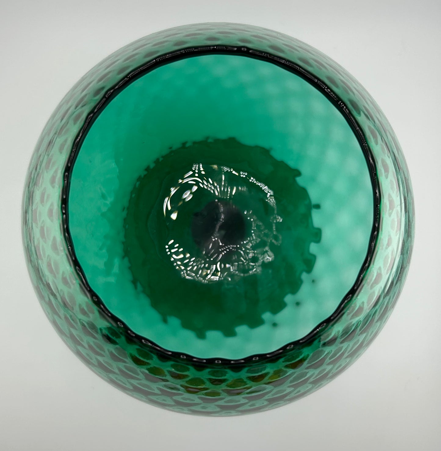 Empoli Emerald Green Glass Oversized Snifter
