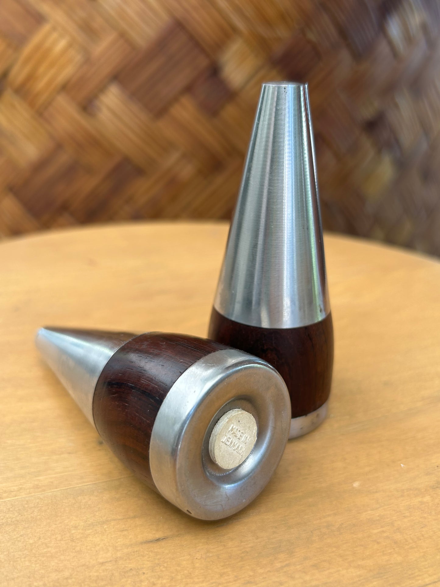 Stainless MCM Salt & Pepper Shakers Made in Denmark