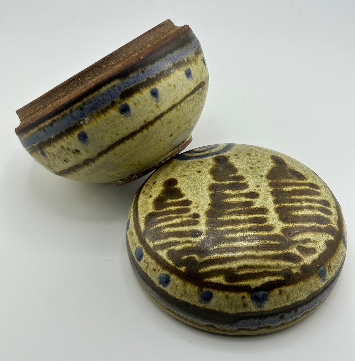 Ceramic Lidded Vessel by William “Bill” Creitz