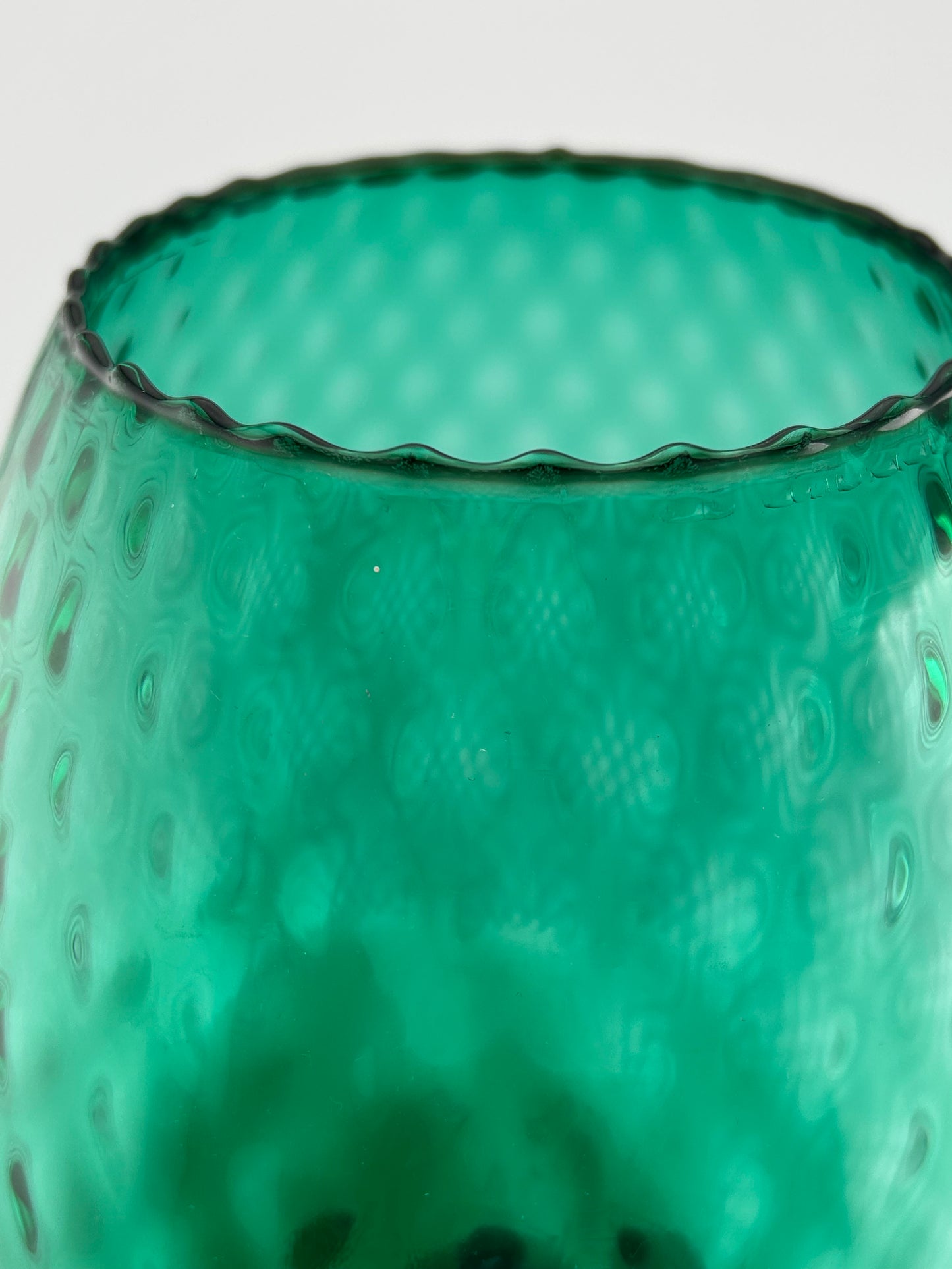 Empoli Emerald Green Glass Oversized Snifter