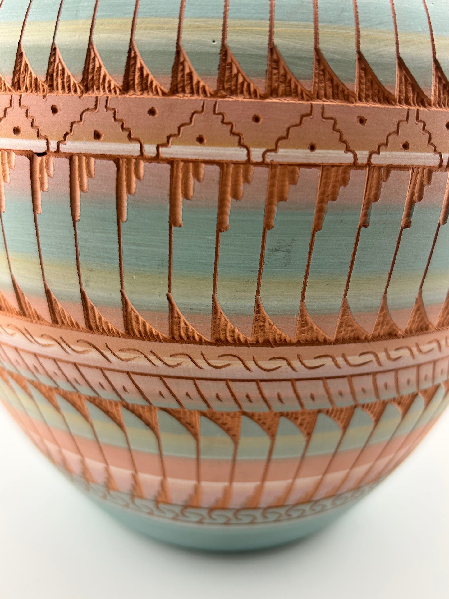 Navajo Art Pottery Vase Signed