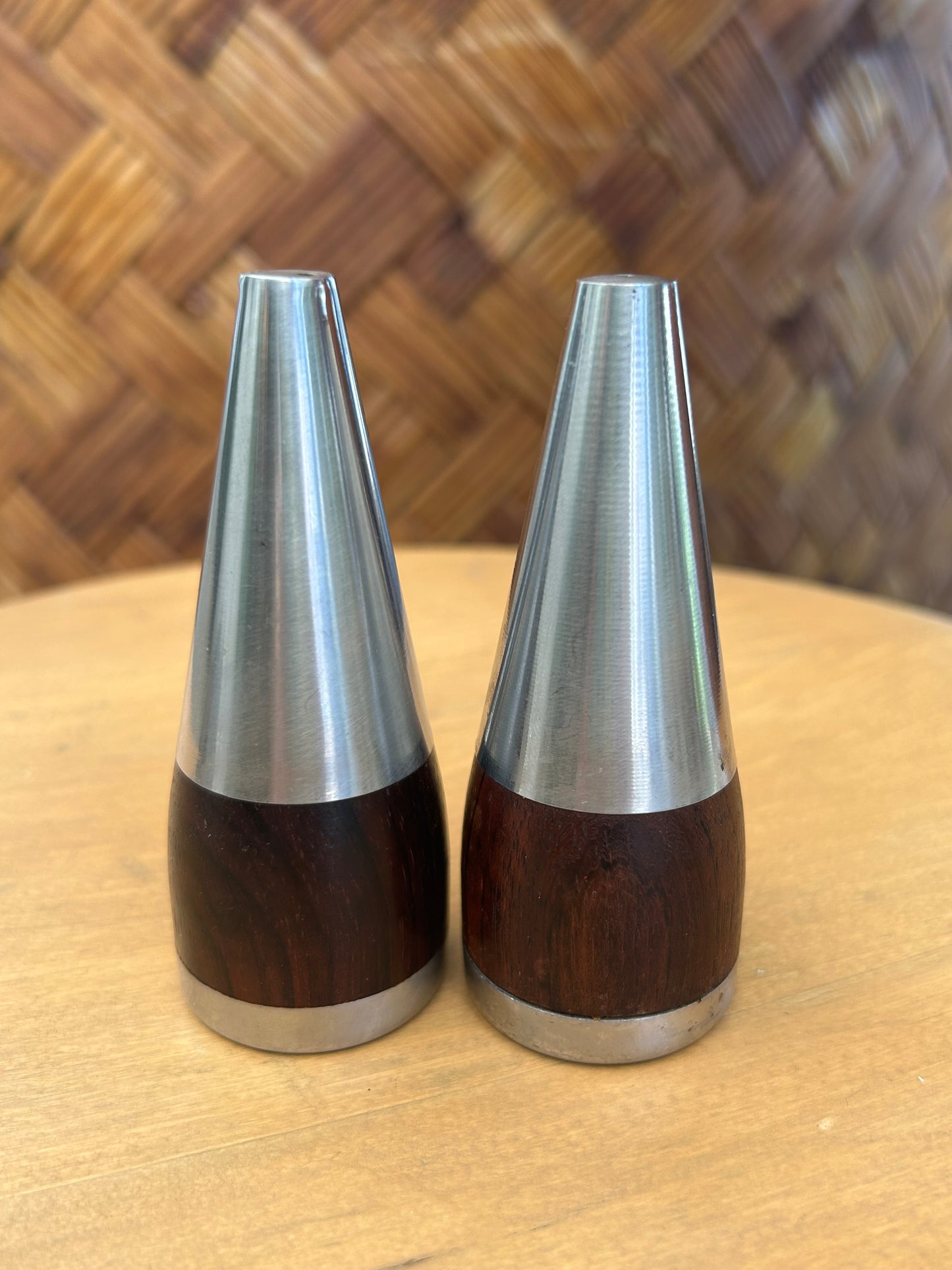 Stainless MCM Salt & Pepper Shakers Made in Denmark