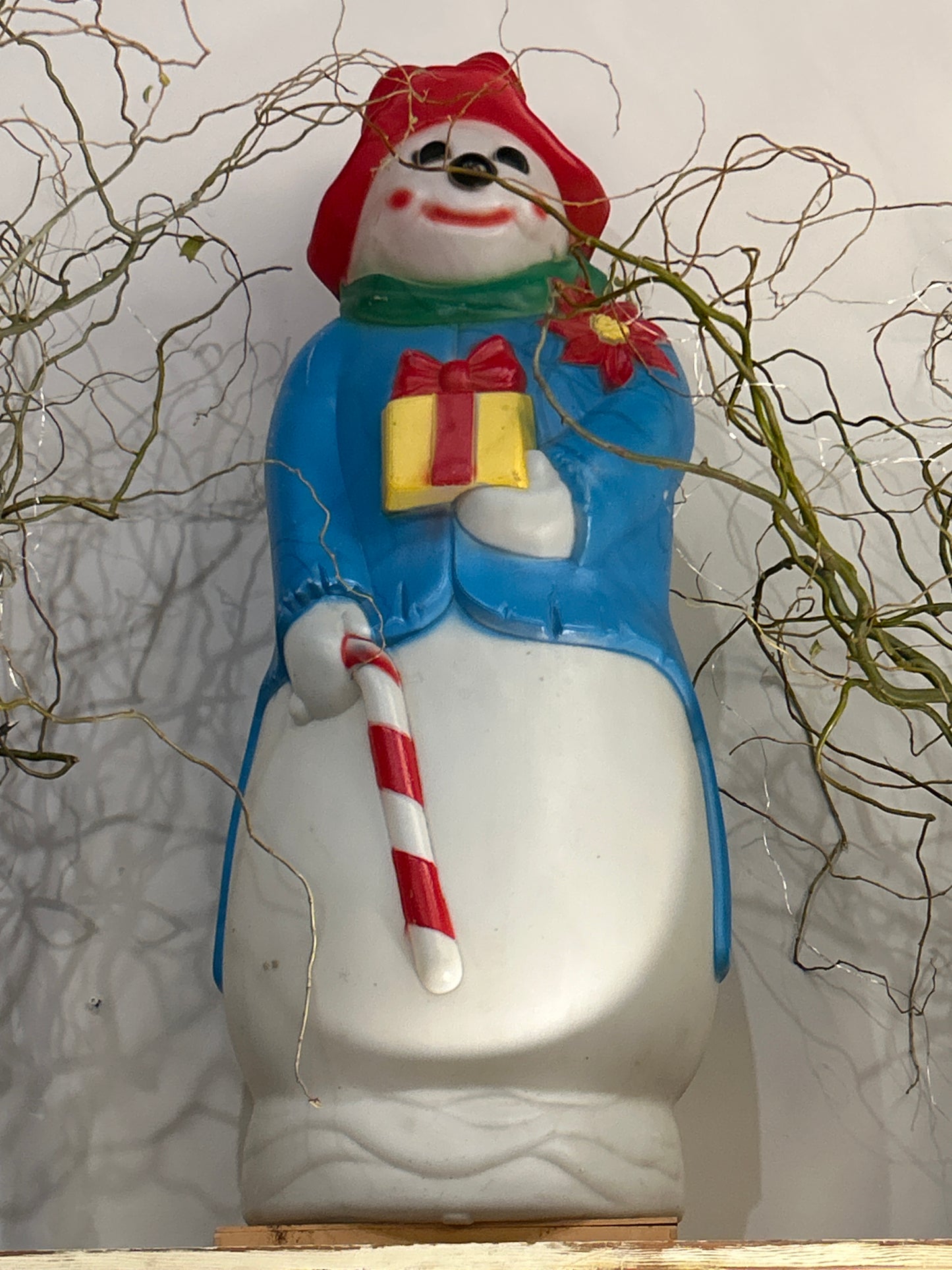 Rare Empire Hobo Snowman Blow Mold