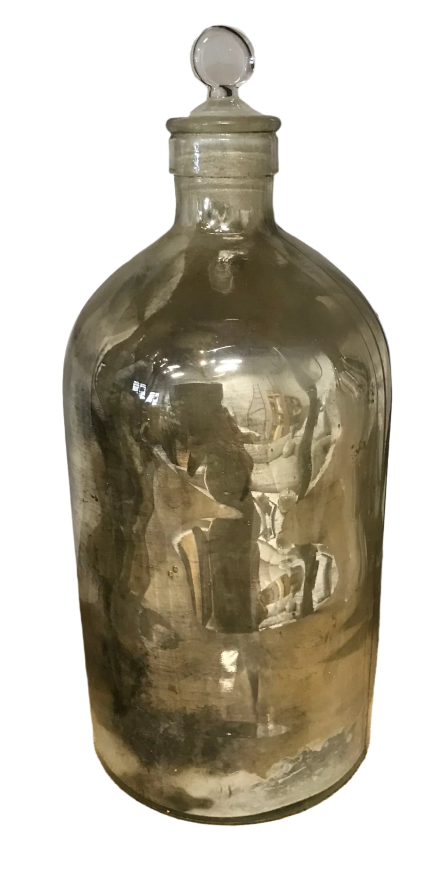 Mercury Glass Apothecary Jar