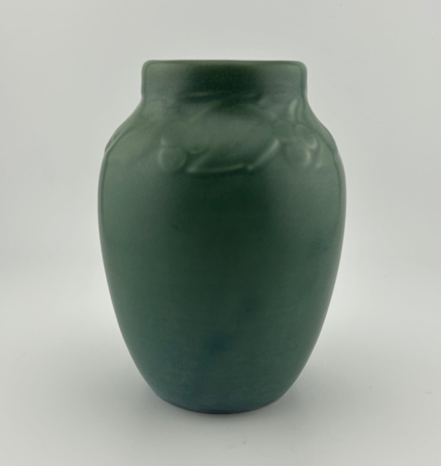 Rookwood Matte Green Leaf & Berries Motif Vase #2139 (1928)