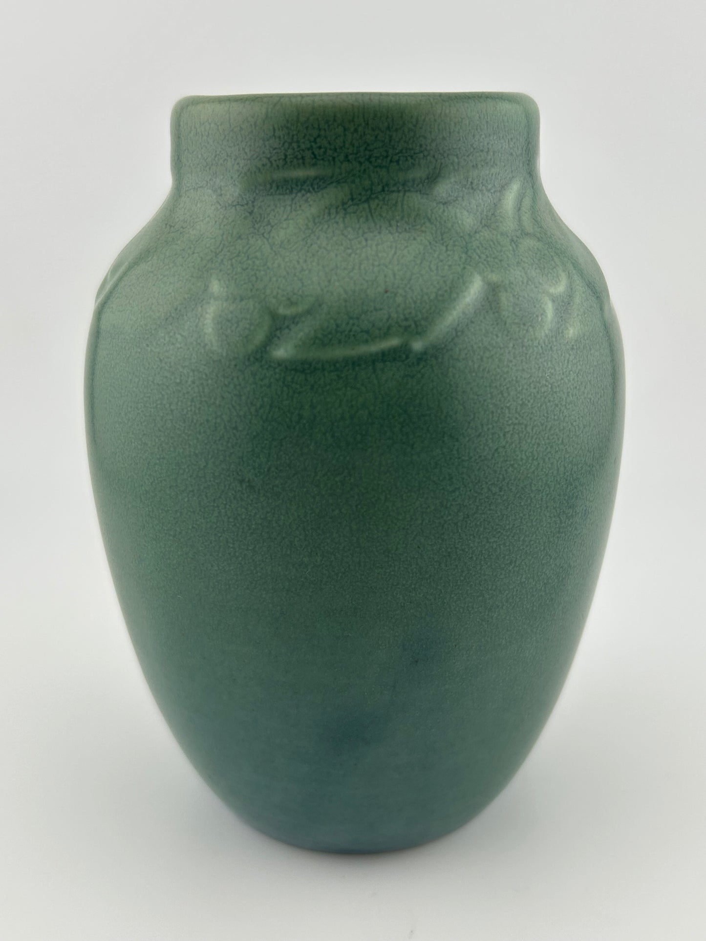 Rookwood Matte Green Leaf & Berries Motif Vase #2139 (1928)