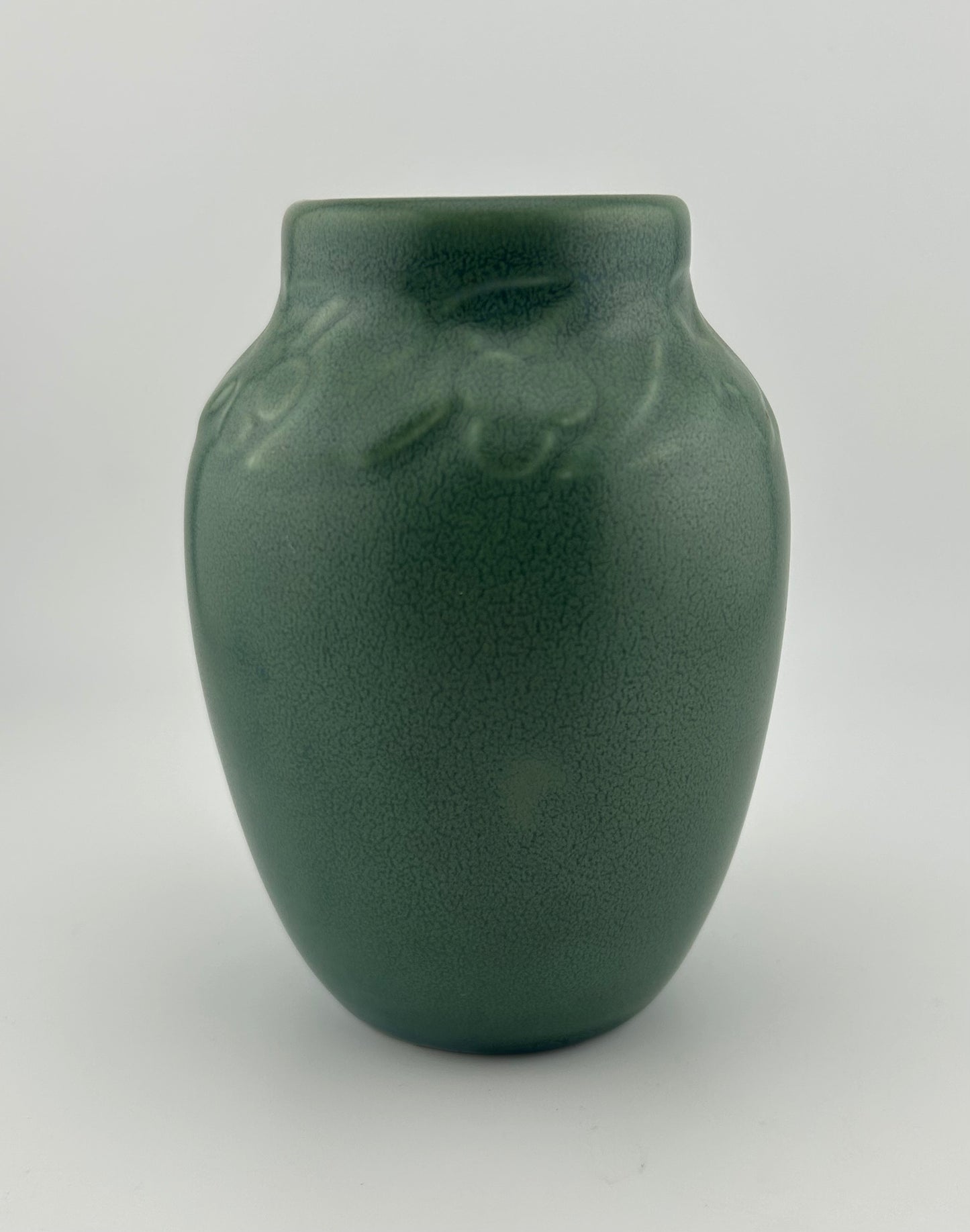 Rookwood Matte Green Leaf & Berries Motif Vase #2139 (1928)
