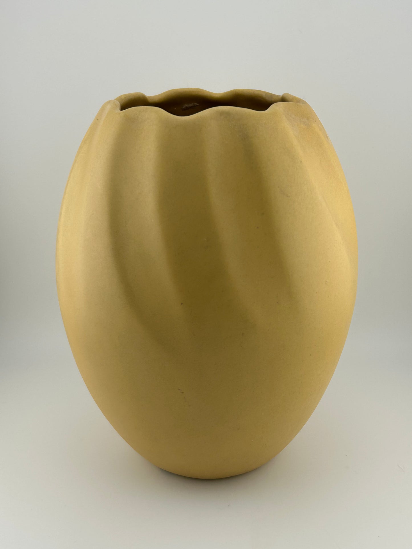 Rare Weller Pottery Large Matte Yellow Vase