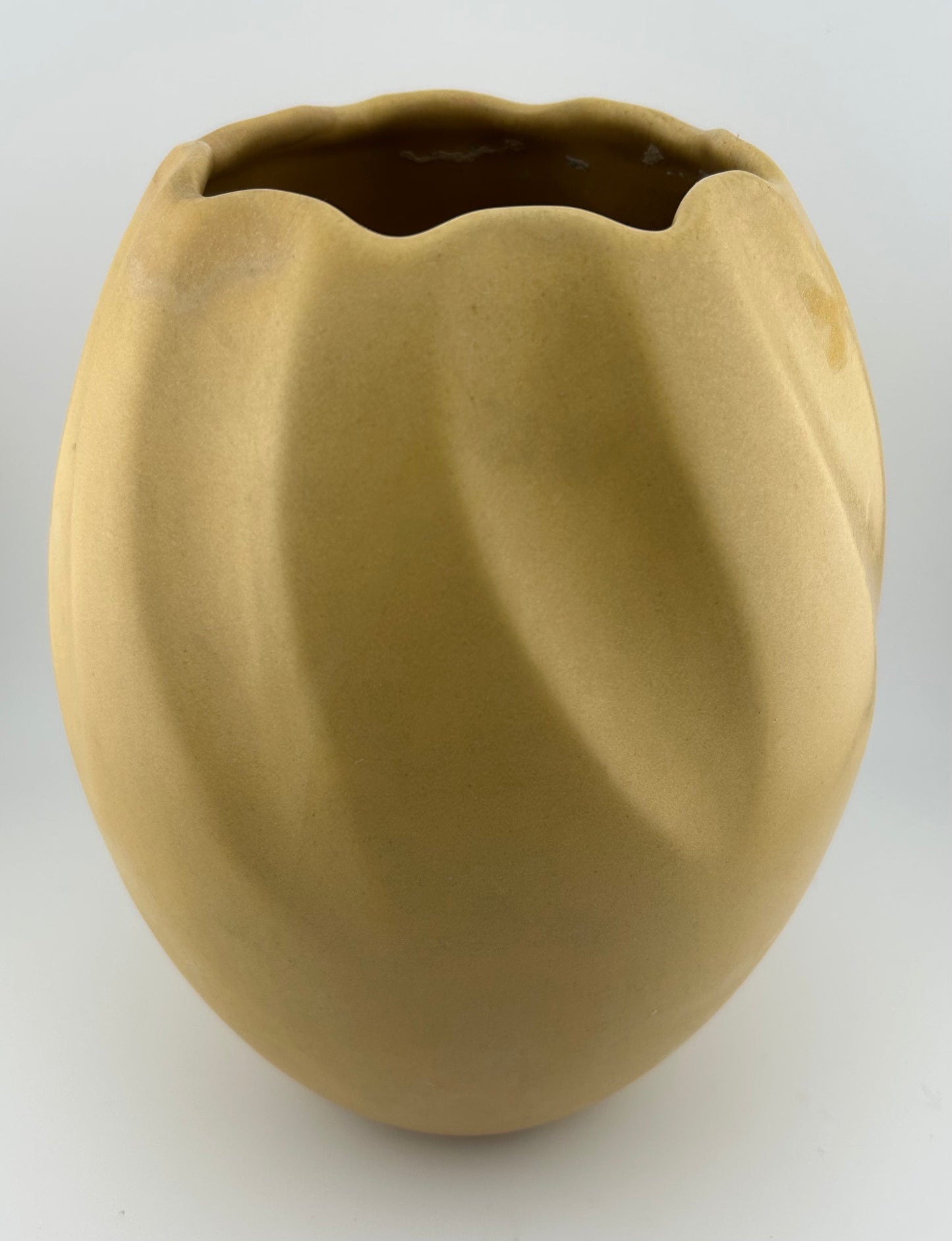 Rare Weller Pottery Large Matte Yellow Vase