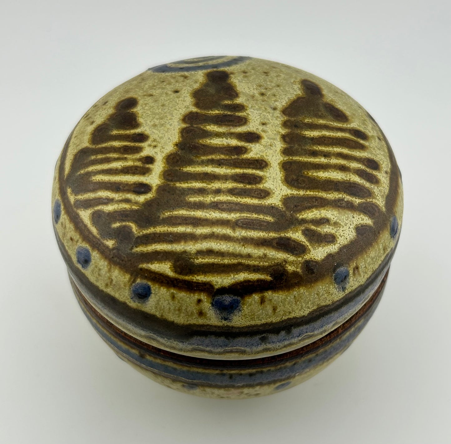 Ceramic Lidded Vessel by William “Bill” Creitz
