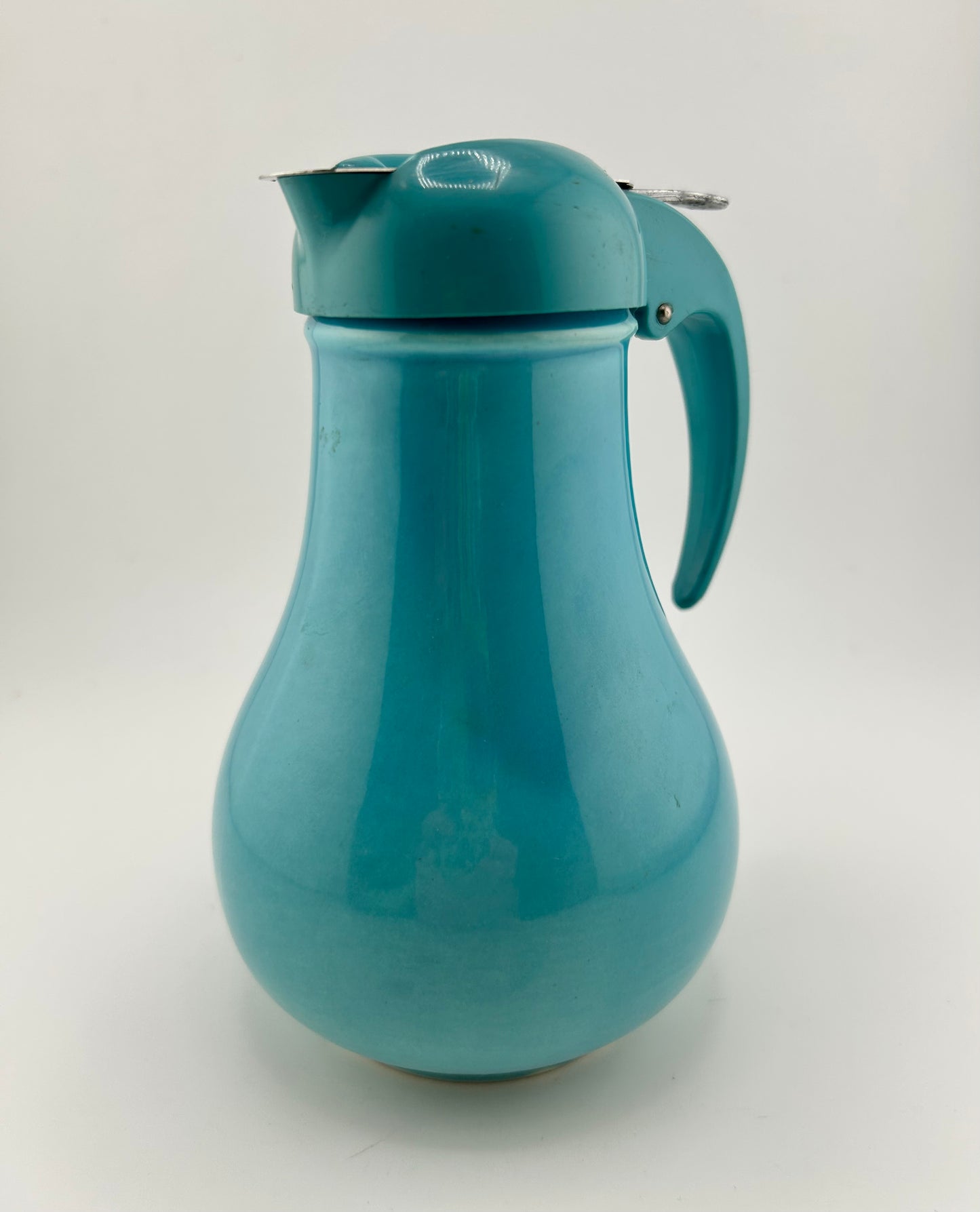 Vintage TurquoiseFiesta Syrup Dispenser