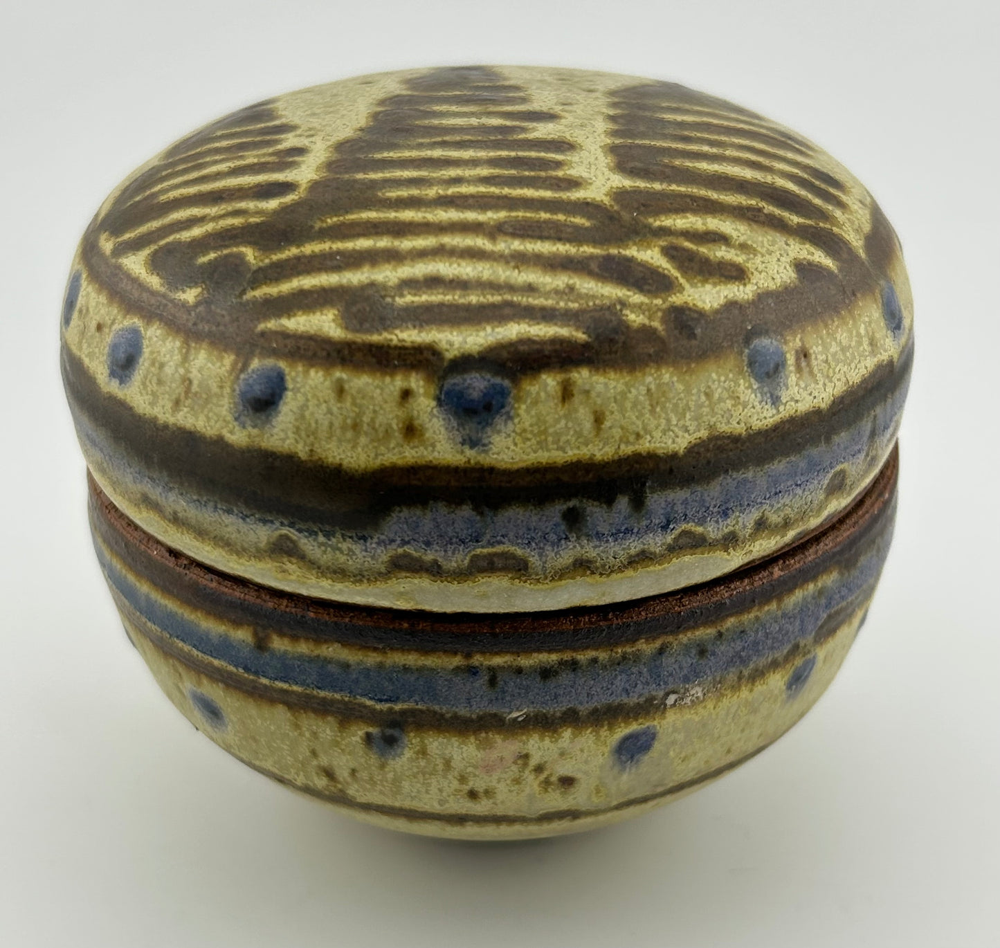 Ceramic Lidded Vessel by William “Bill” Creitz
