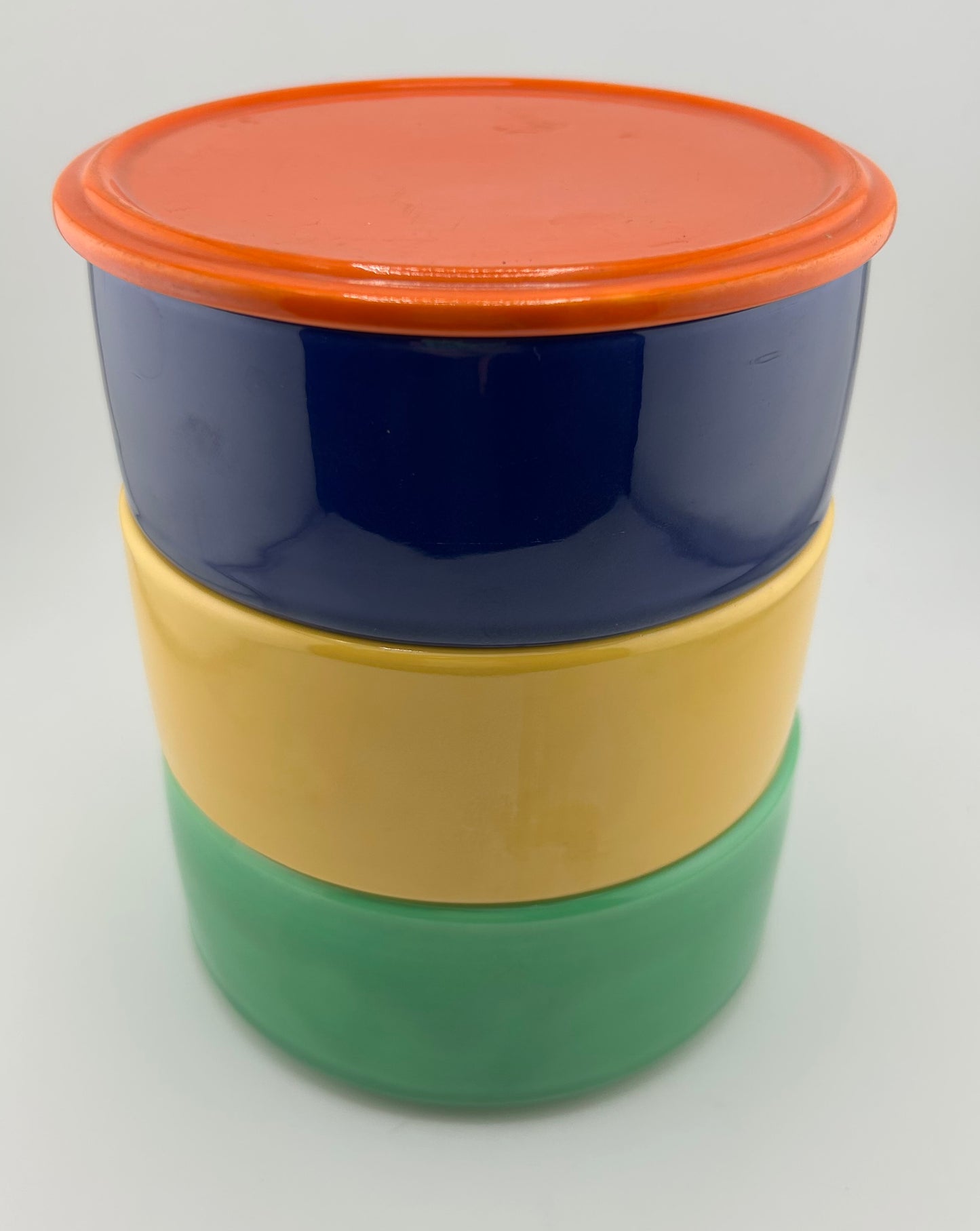 Vintage Fiesta Promo Kitchen Kraft Stacking Refrigerator Set