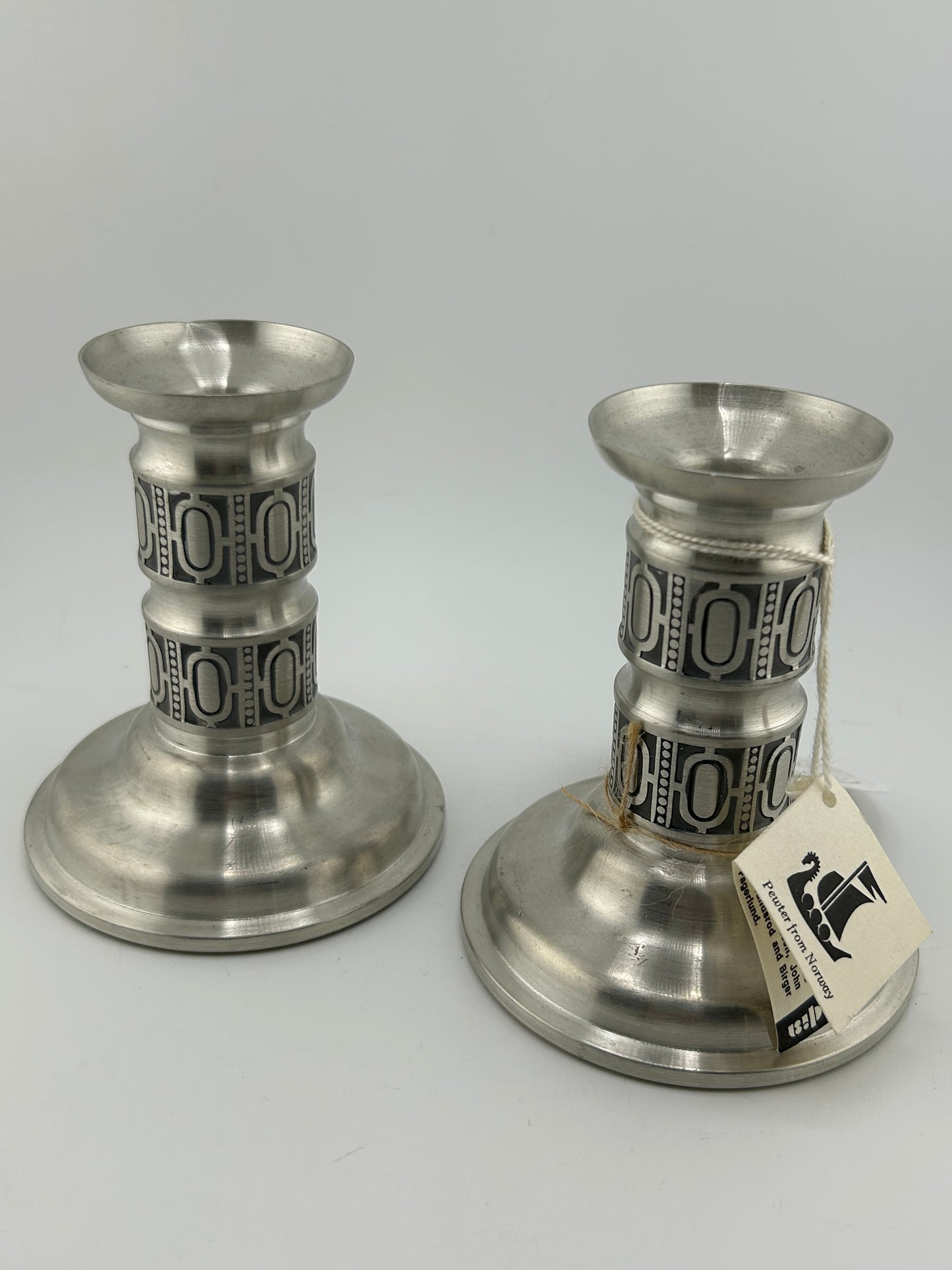 Selandia Pewter Candlesticks