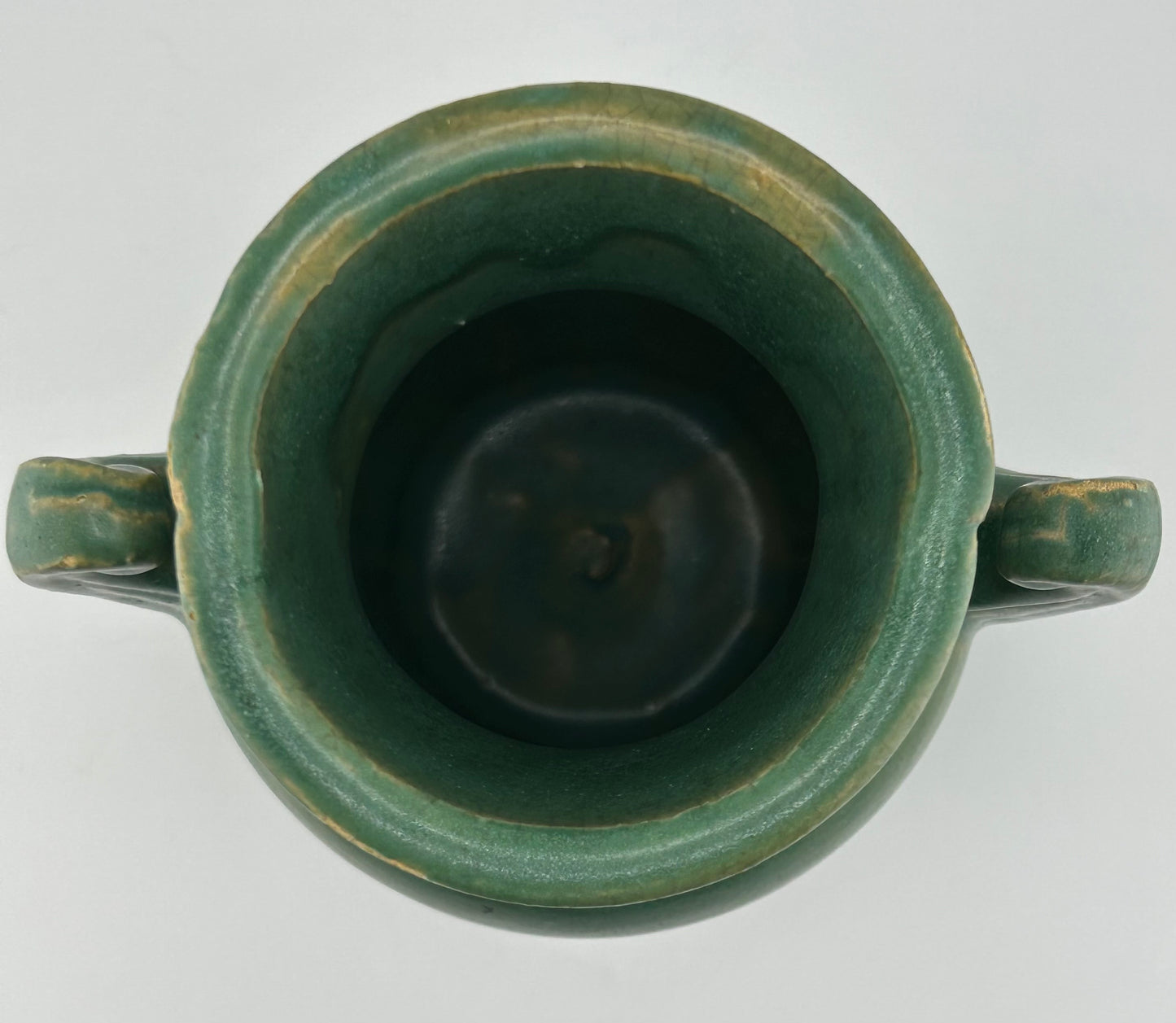 Matte Green Pottery Vase