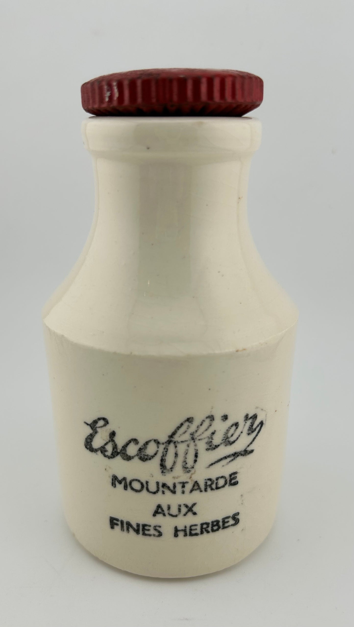 Escoffier Vintage Mustard Jar