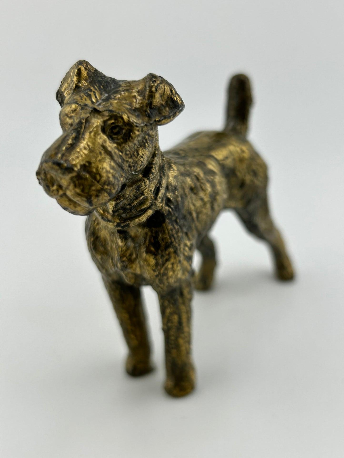 Brass Terrier Figurine