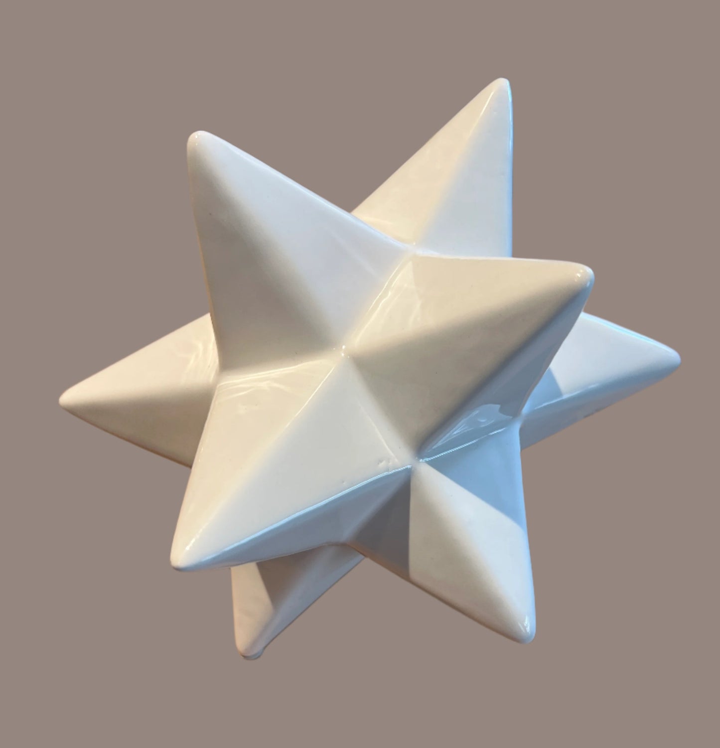 White Ceramic Star