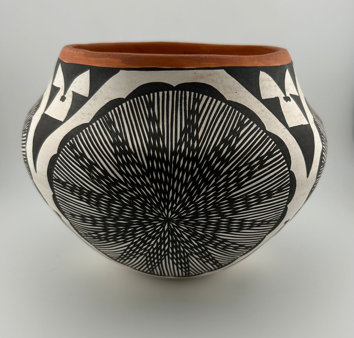 Acoma Pottery New Mexico Large Painted Pot