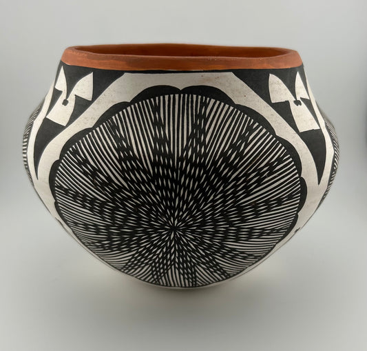 Acoma Pottery New Mexico Large Painted Pot
