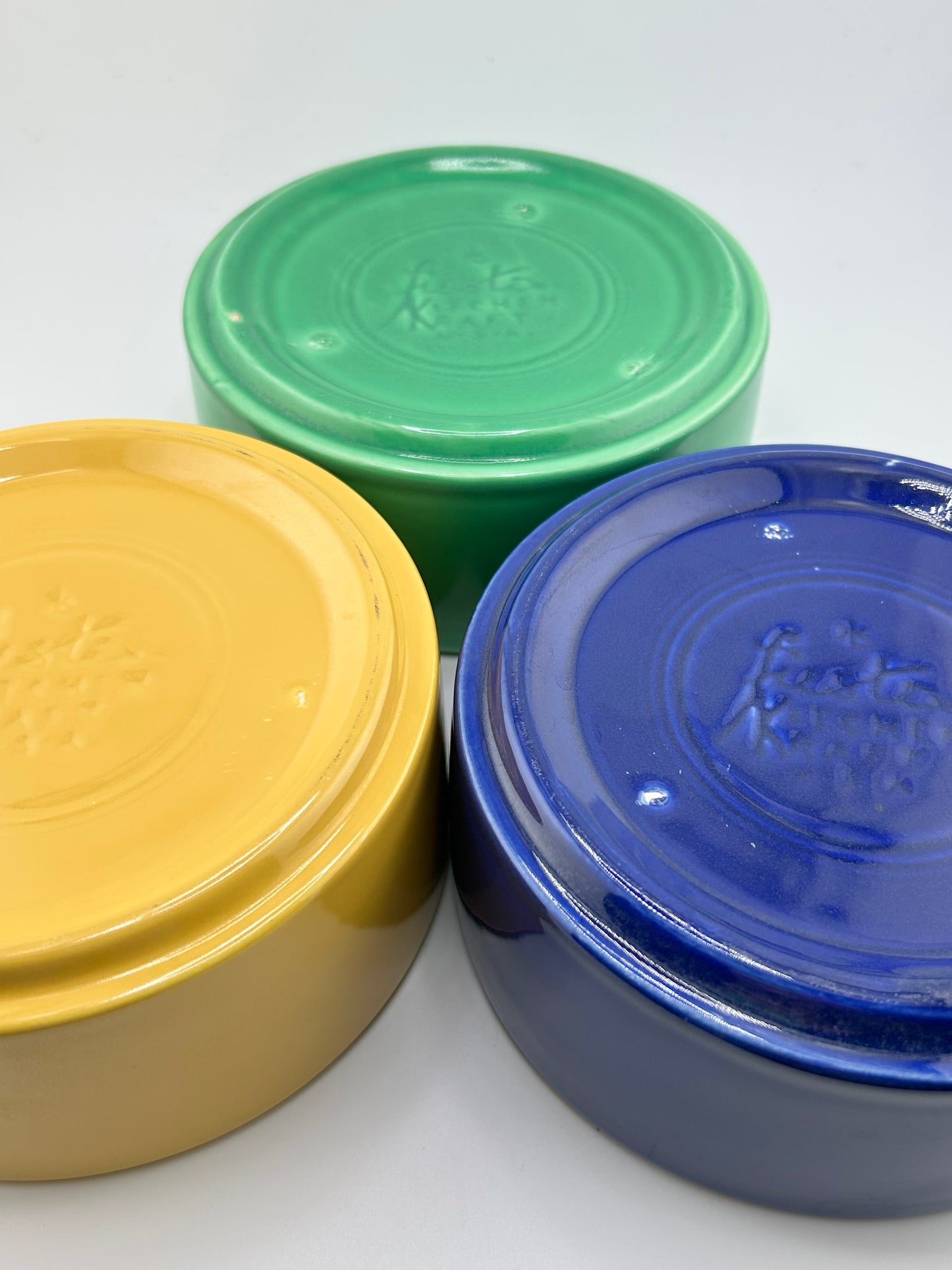 Vintage Fiesta Promo Kitchen Kraft Stacking Refrigerator Set