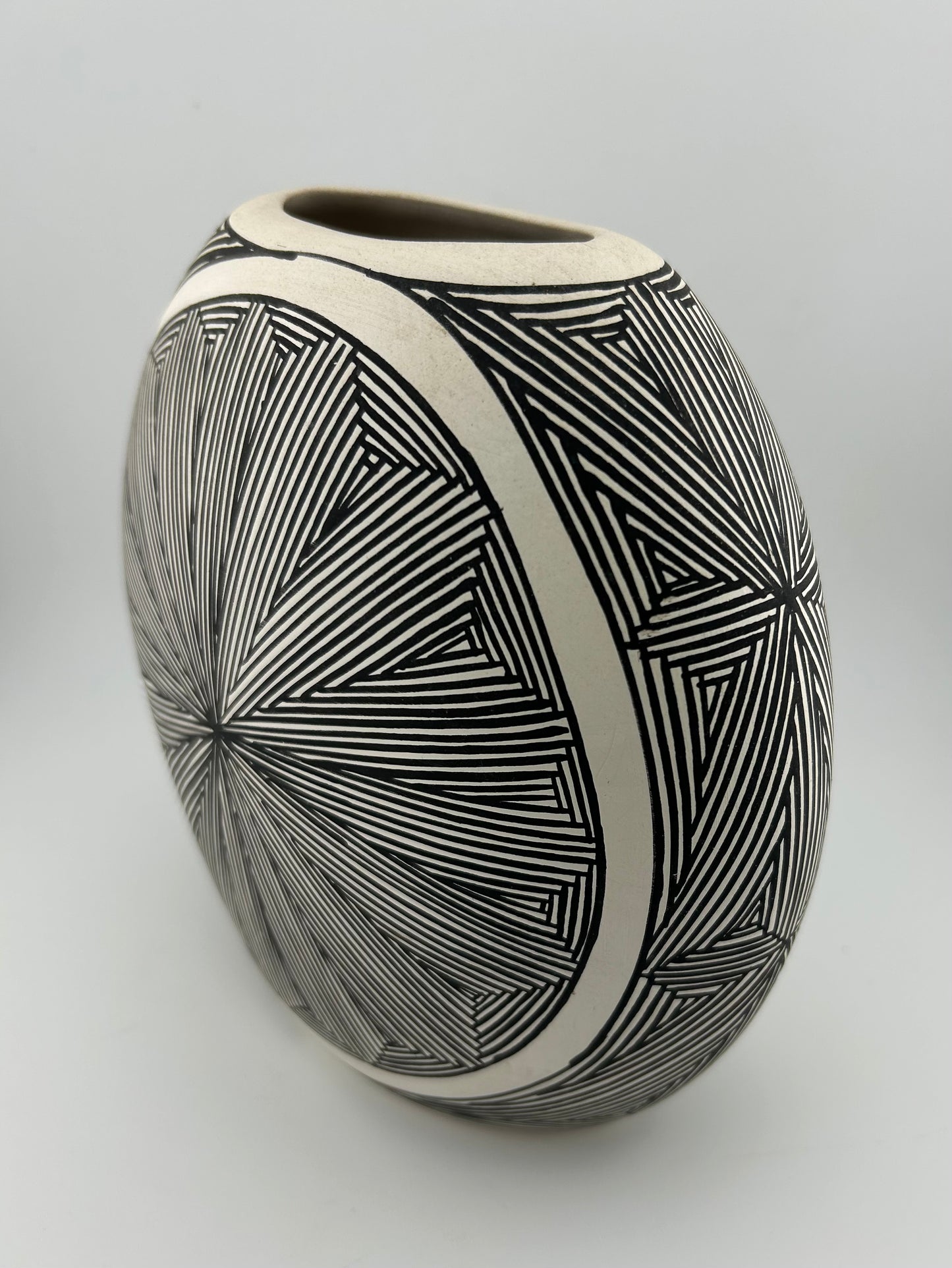 Acoma Pottery Large Vase Signed D. Estevan