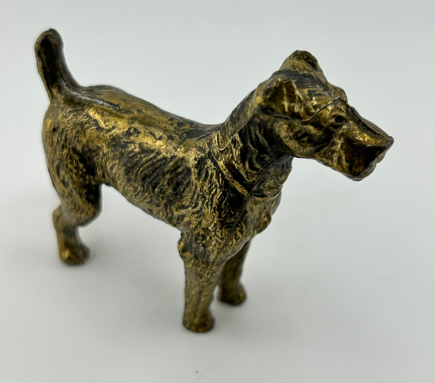 Brass Terrier Figurine