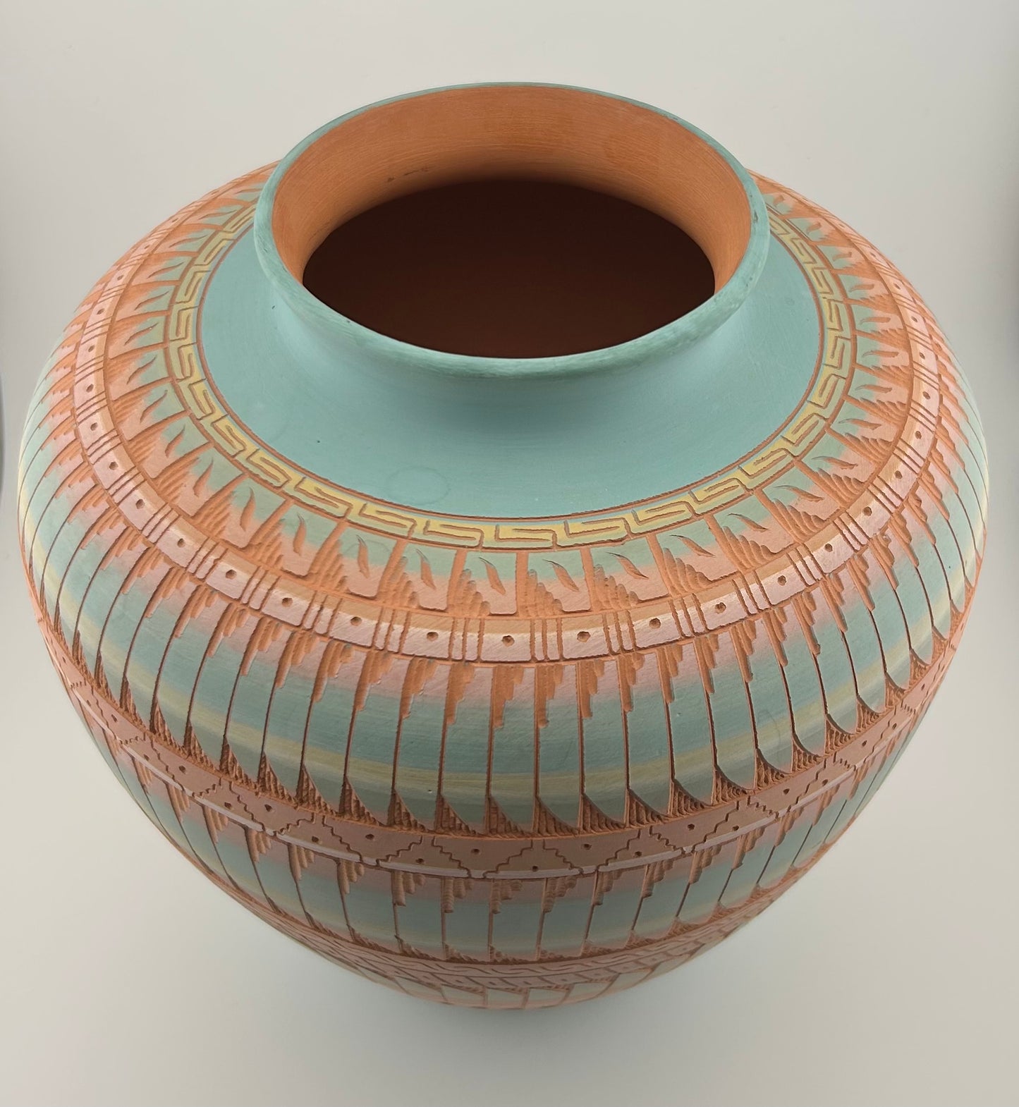 Navajo Art Pottery Vase Signed
