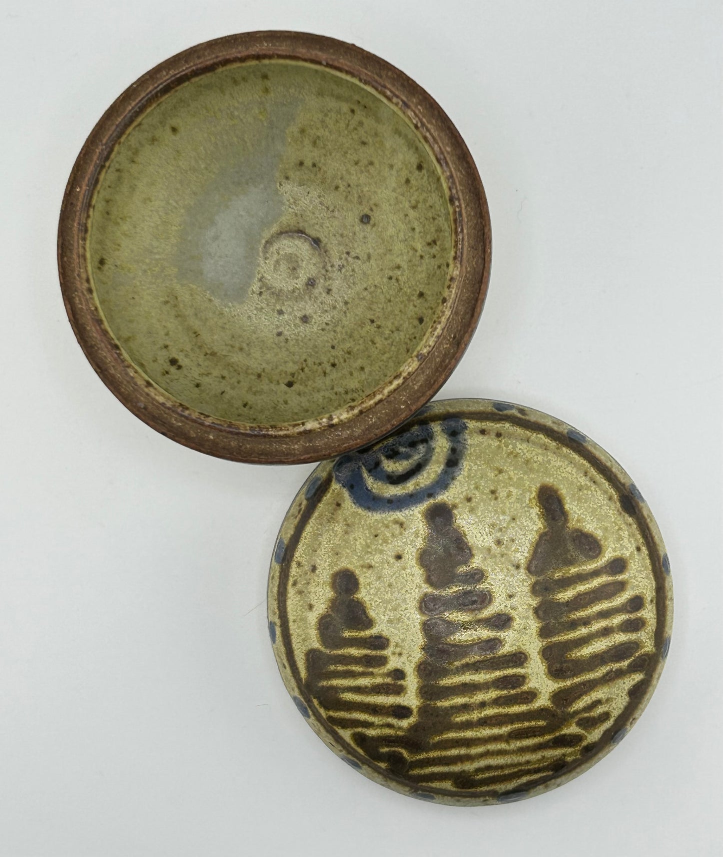 Ceramic Lidded Vessel by William “Bill” Creitz