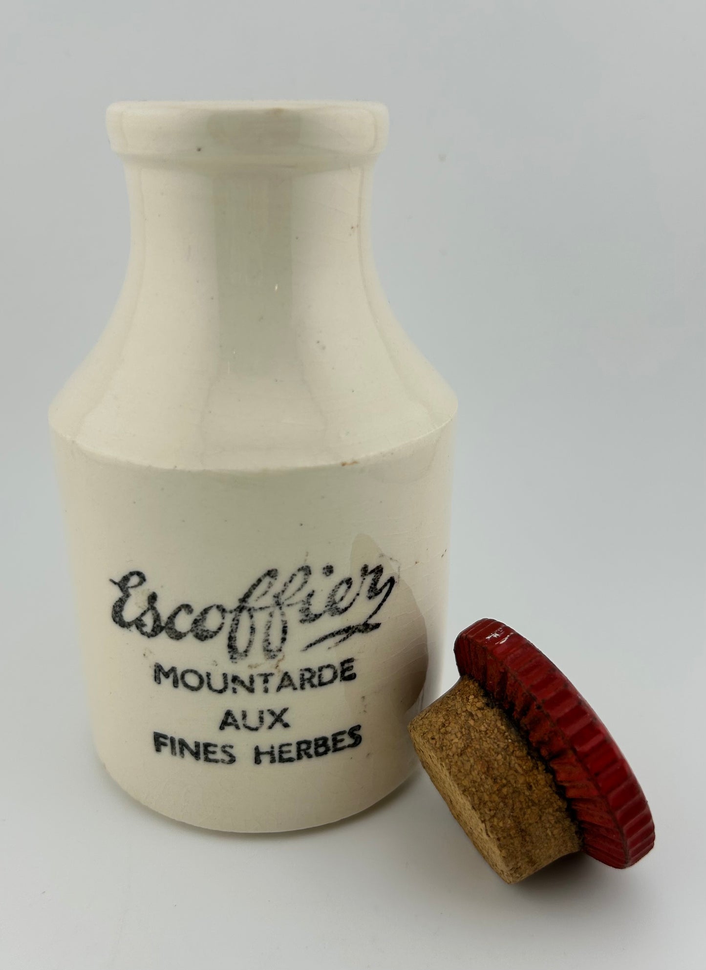 Escoffier Vintage Mustard Jar